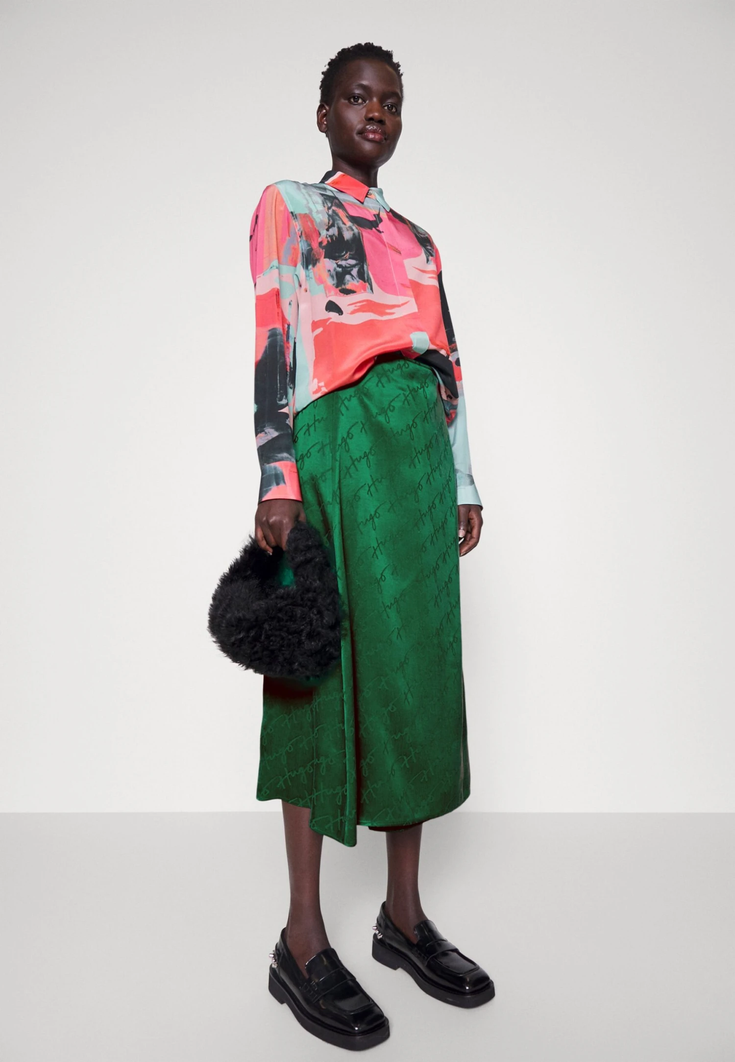 Hugo Rafika - Mini Skirt - Medium Green - Image 4