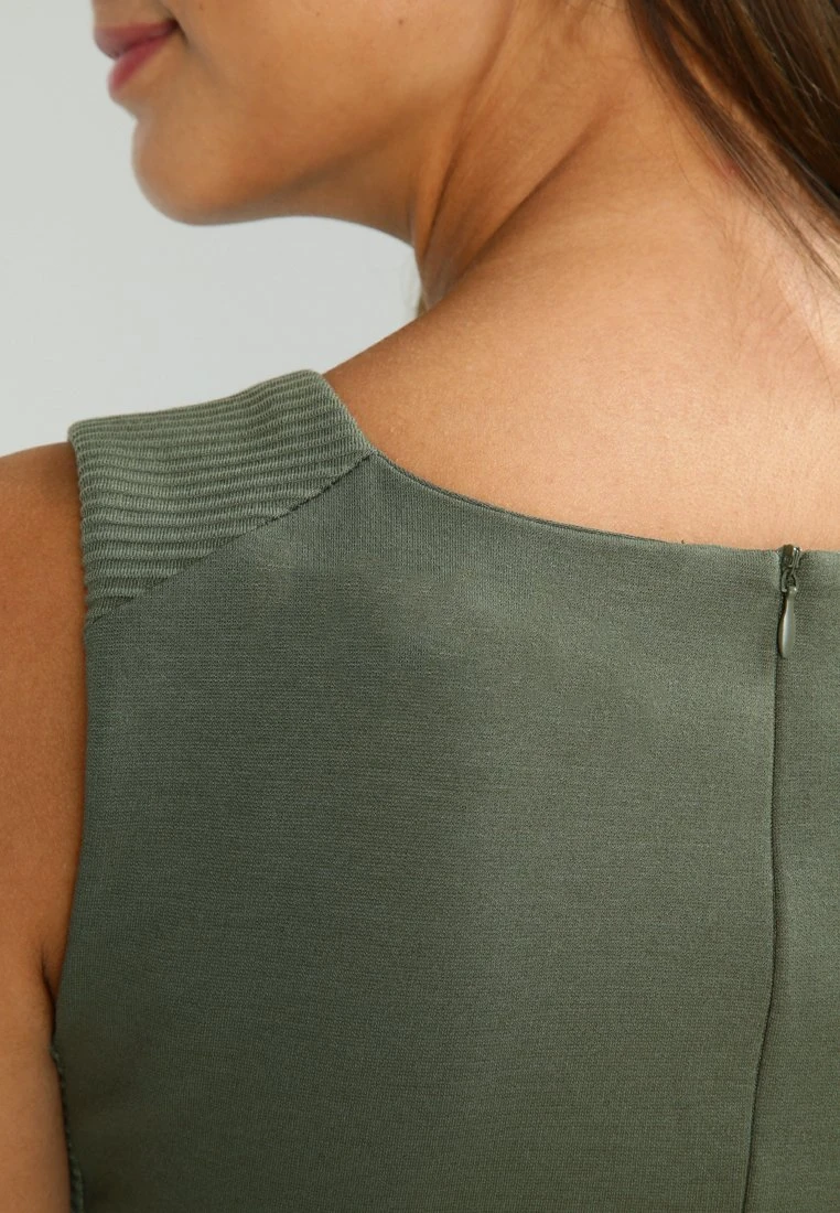 Kaffe Sara - Shift Dress -Old Green - Image 6