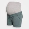 ONLY MATERNITY Olmpoptrash Life Easy - Shorts - Balsam Green