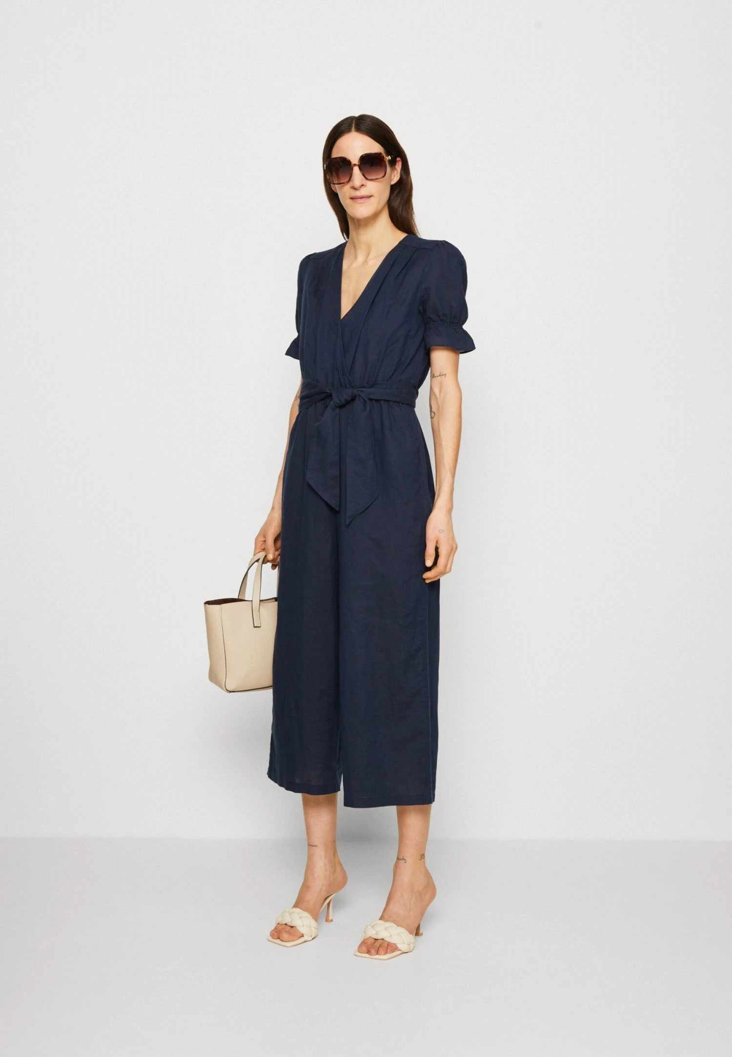 ESPRIT Belted Overall - Jumpsuit - Navy - Image 2