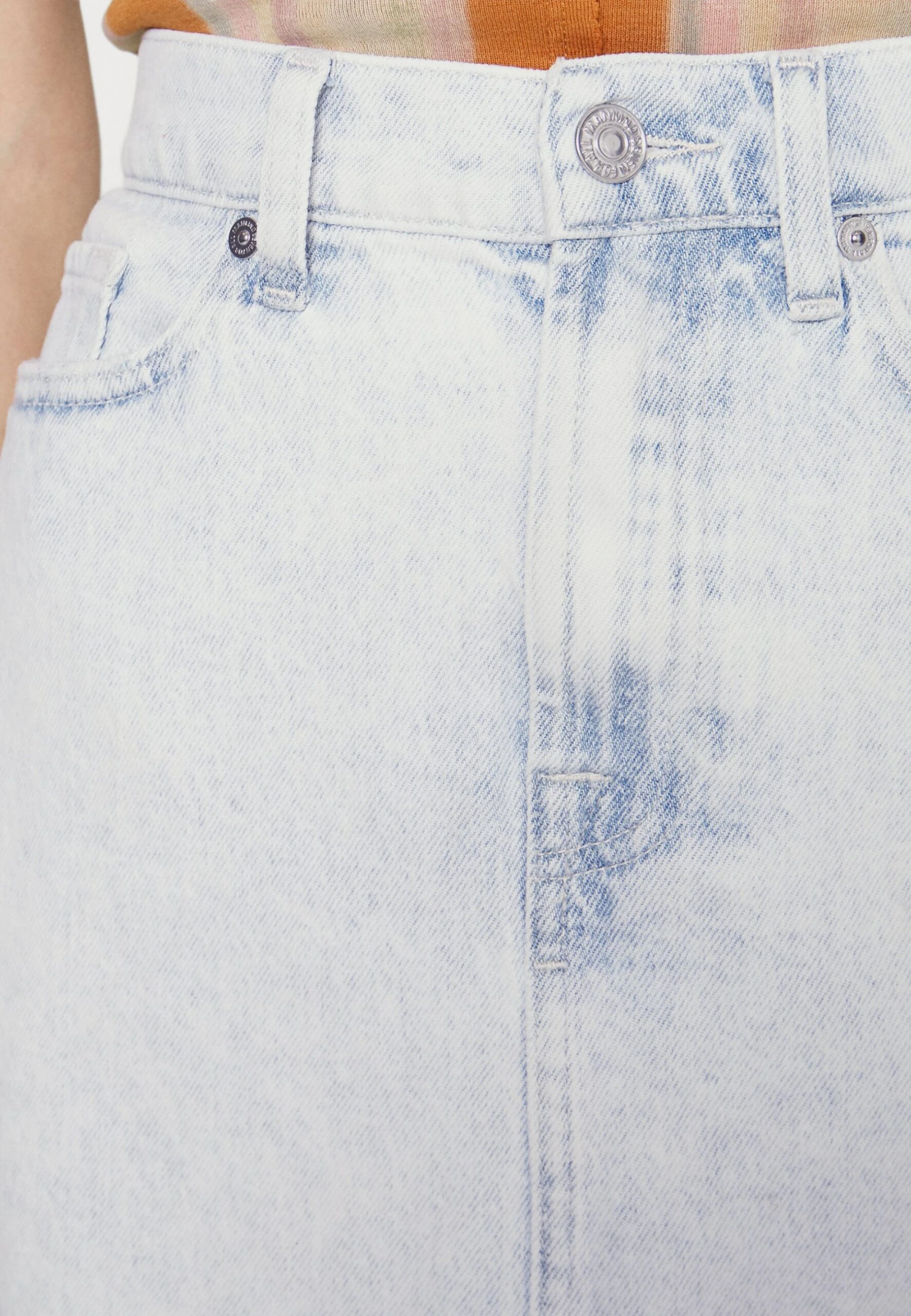 7 For All Mankind Mia Ice Pop - Mini Skirt - Image 6