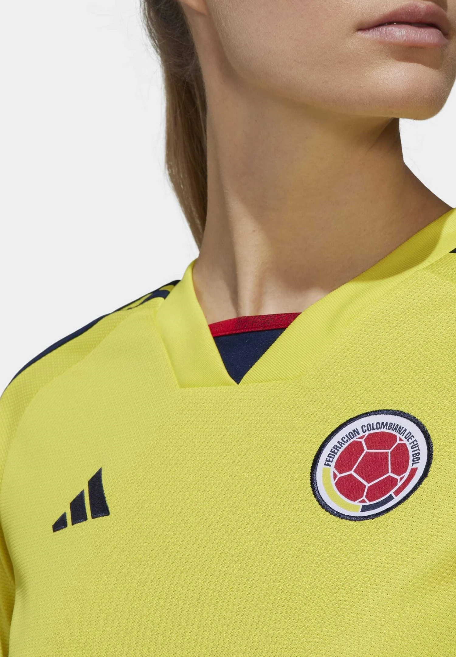 ADIDAS PERFORMANCE Colombia 22 Home- Football Shirt - Yellow - Image 3