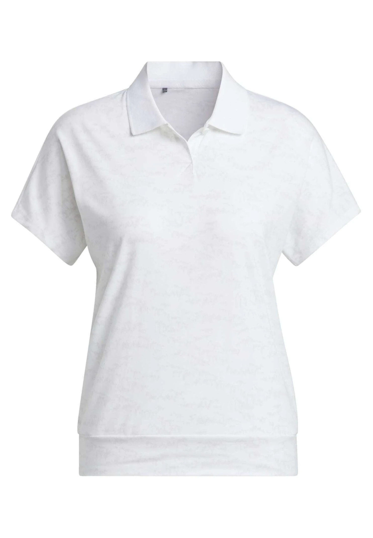 ADIDAS PERFORMANCE Go-To Printed - Polo Shirt - White Melange/Grey One - Image 4