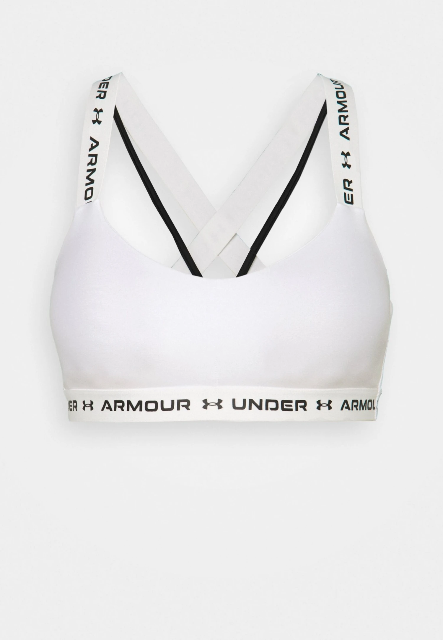 Under Armour Crossback Low - Light Support Sports Bra - White - Image 5