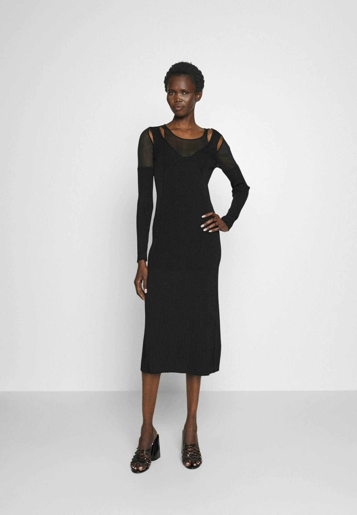 Patrizia Pepe Abito - Jumper Dress - Black - Image 2