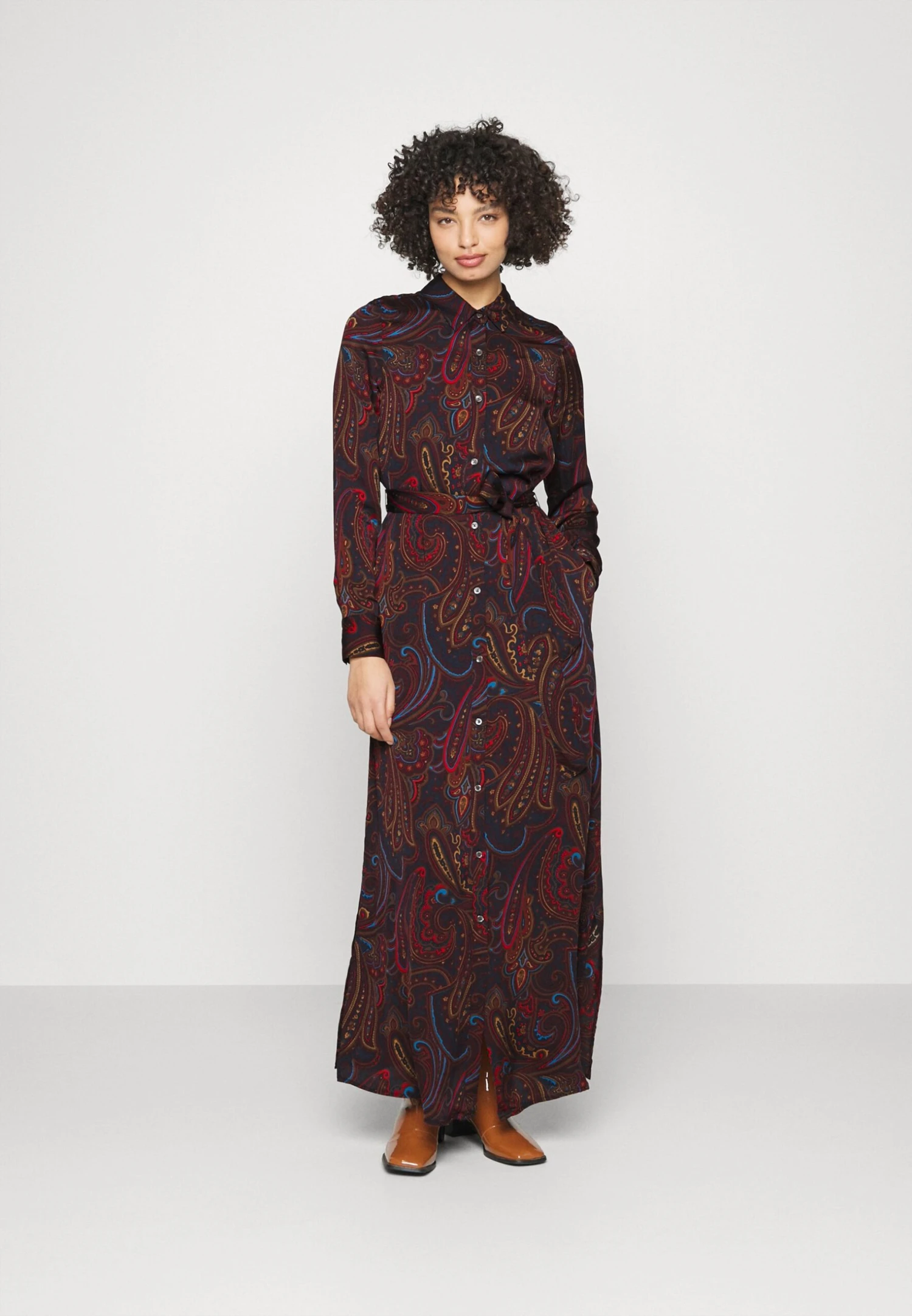 Essential Shirtdress - Shirt Dress - Boho Paisley Print