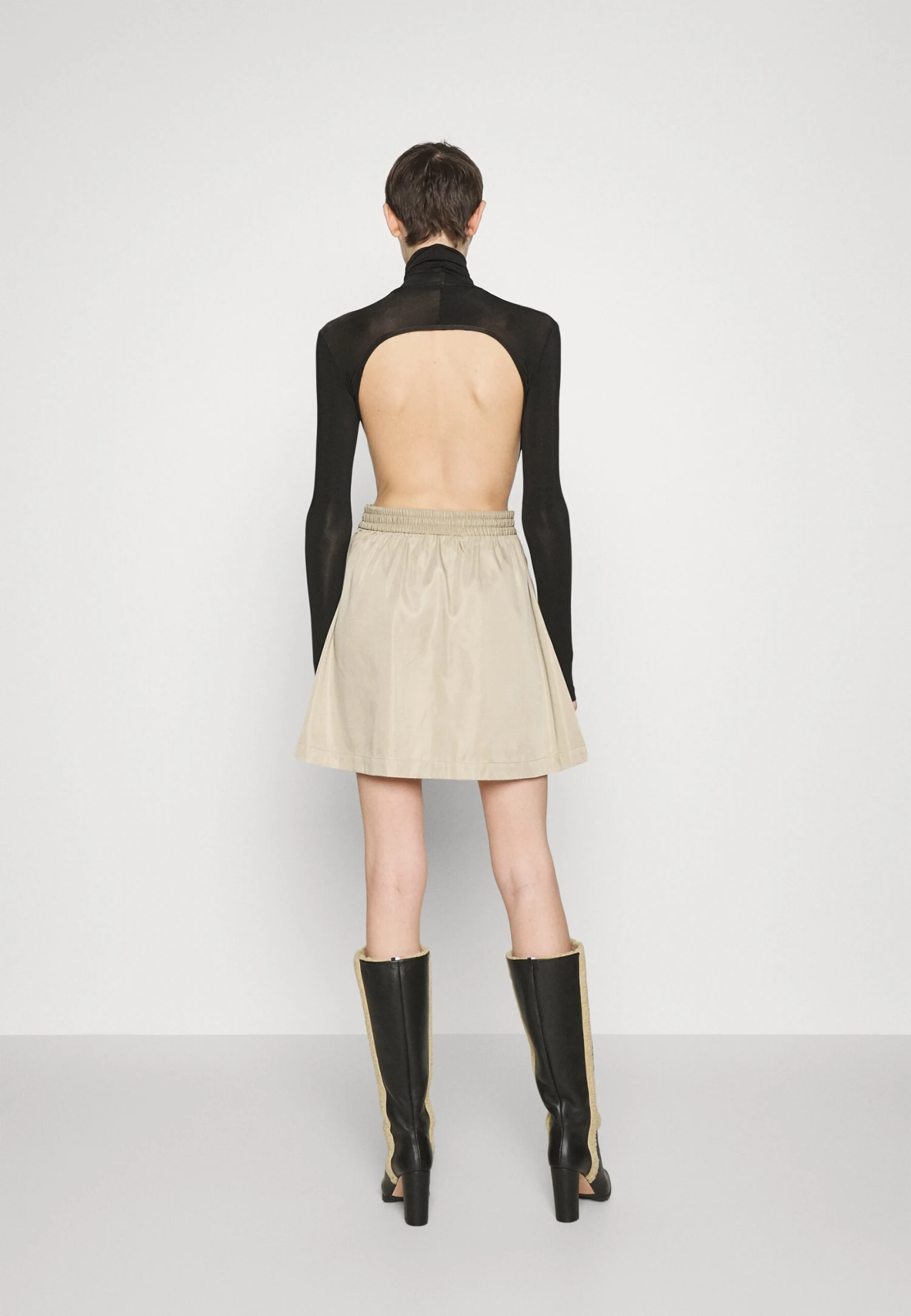 Blanche Ojai Skirt - Mini Skirt - Beige - Image 3