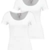 Anna Field 2 Pack- Basic T-Shirt - White