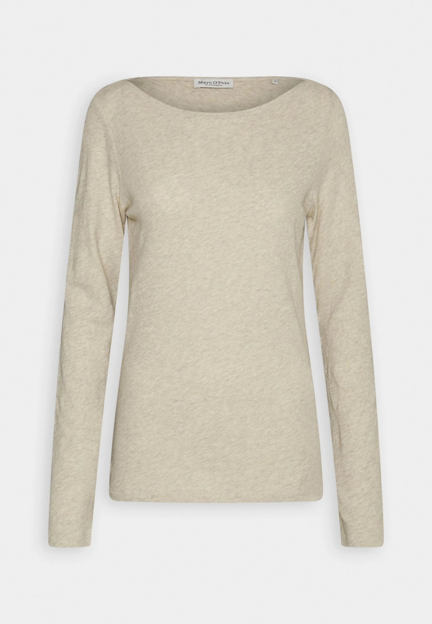 Marc O'Polo Long Sleeve Boat Neck - Long Sleeved Top - Sand - Image 4