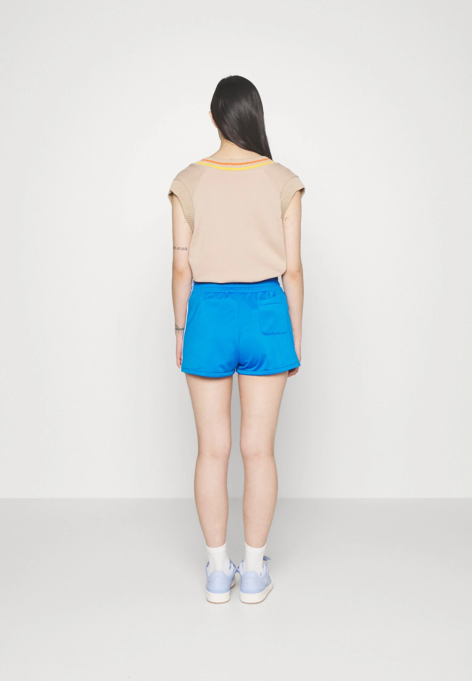 Adidas Originals 3 Stripess- Shorts - Blue - Image 3