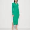 Marc O'Polo Longsleeve Polo Collar - Shift Dress - Vivid Green