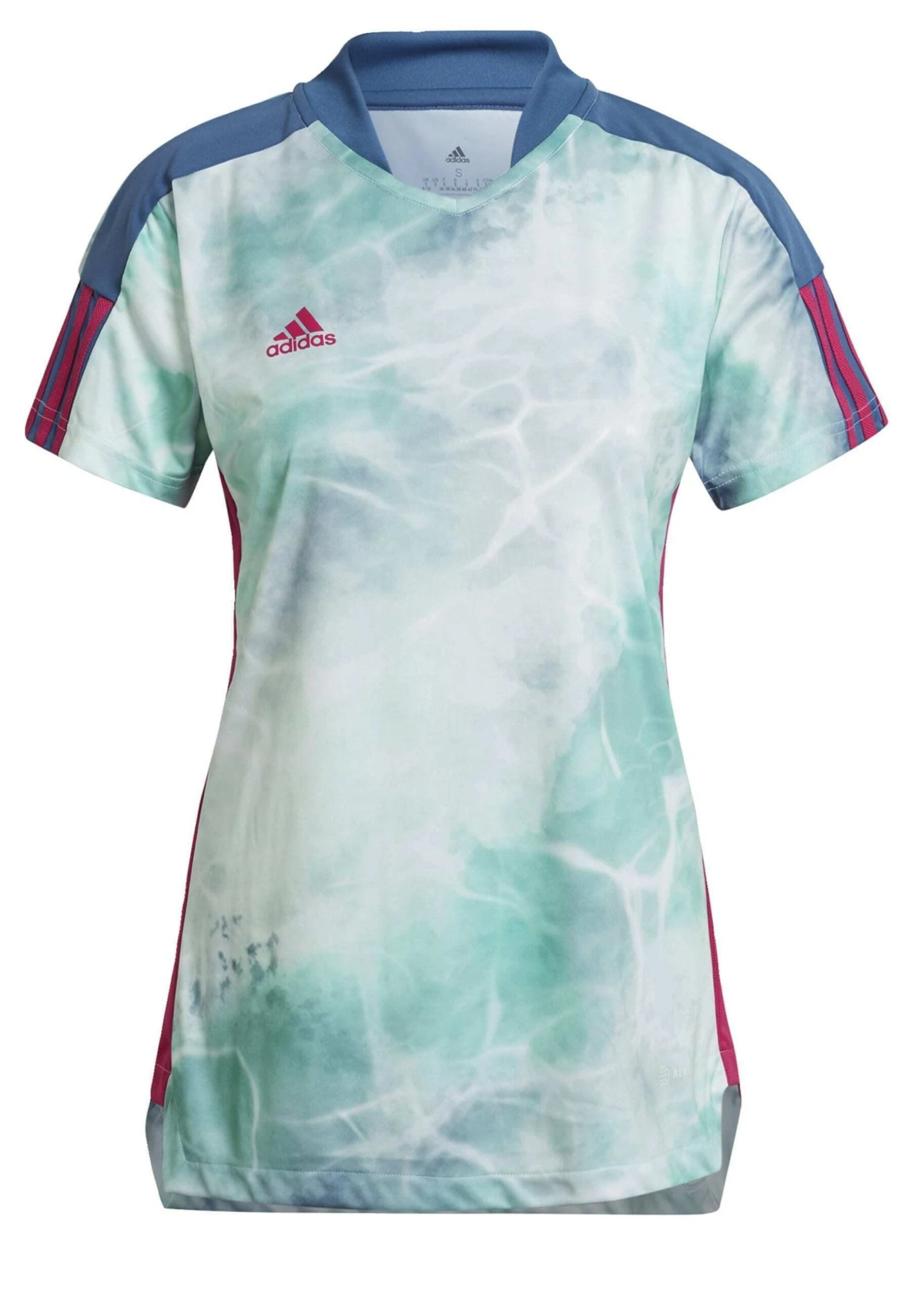 ADIDAS PERFORMANCE Tiro - Sports T-Shirt - Altered Blue Mint Rush White - Image 6