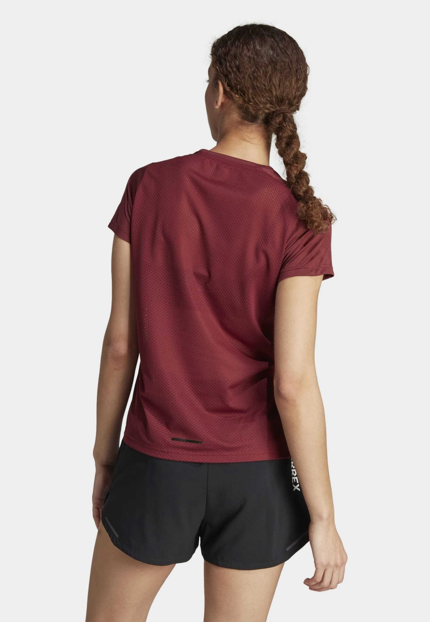 Adidas Sportswear Terrex Agravic Trail Running- Print T-Shirt - Shadow Red - Image 2