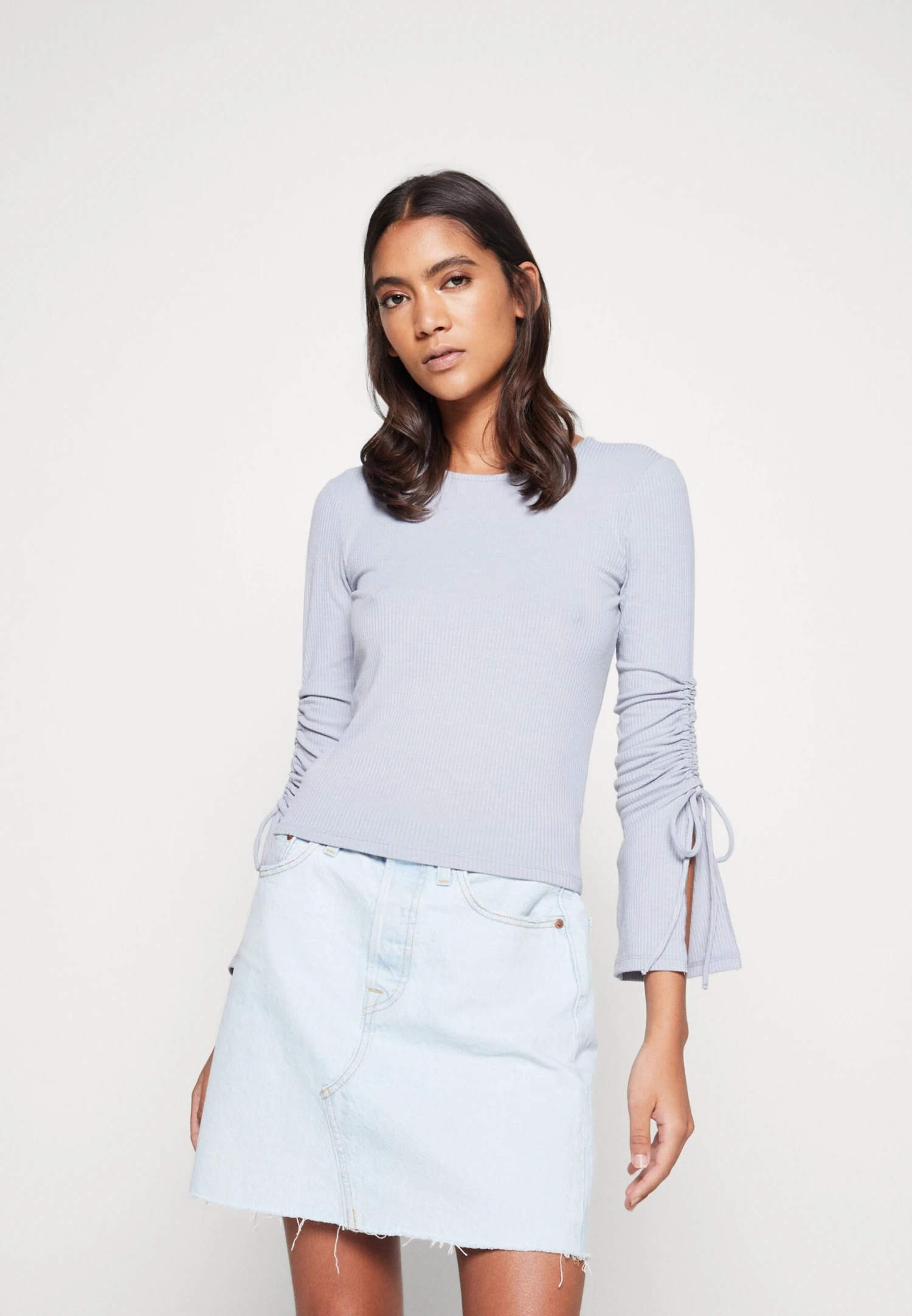 Gina Tricot Marlene - Long Sleeved Top - Zen Blue