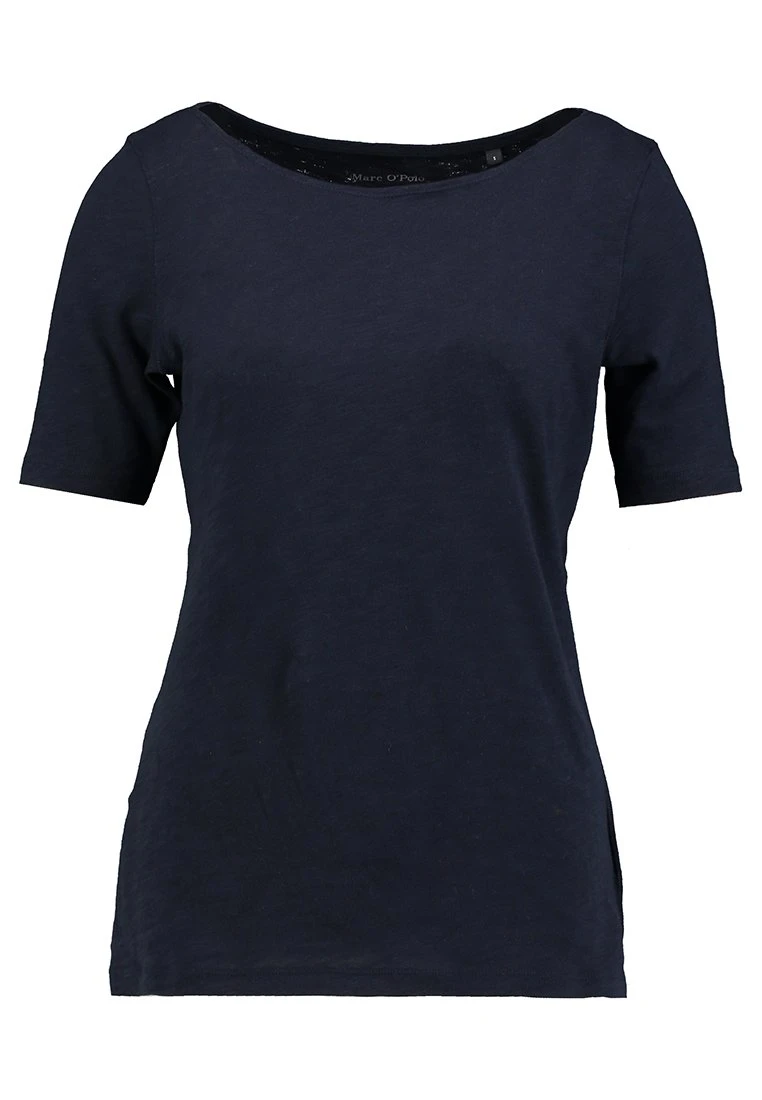 Marc O'Polo Short Sleeve Boat Neck - Basic T-Shirt - Manic Midnight - Image 4