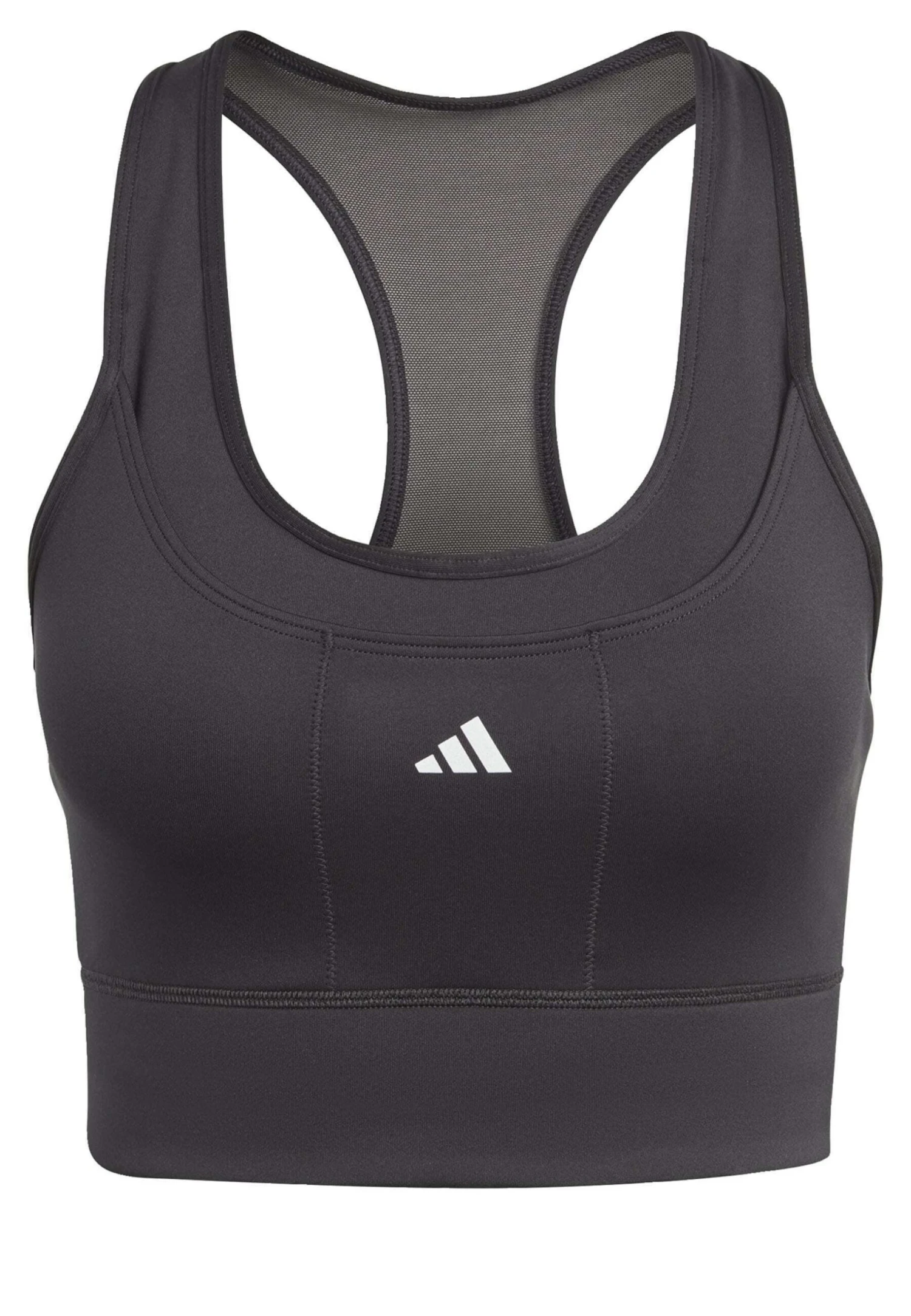 ADIDAS PERFORMANCE Running Pocket - Medium Support Sports Bra - Black