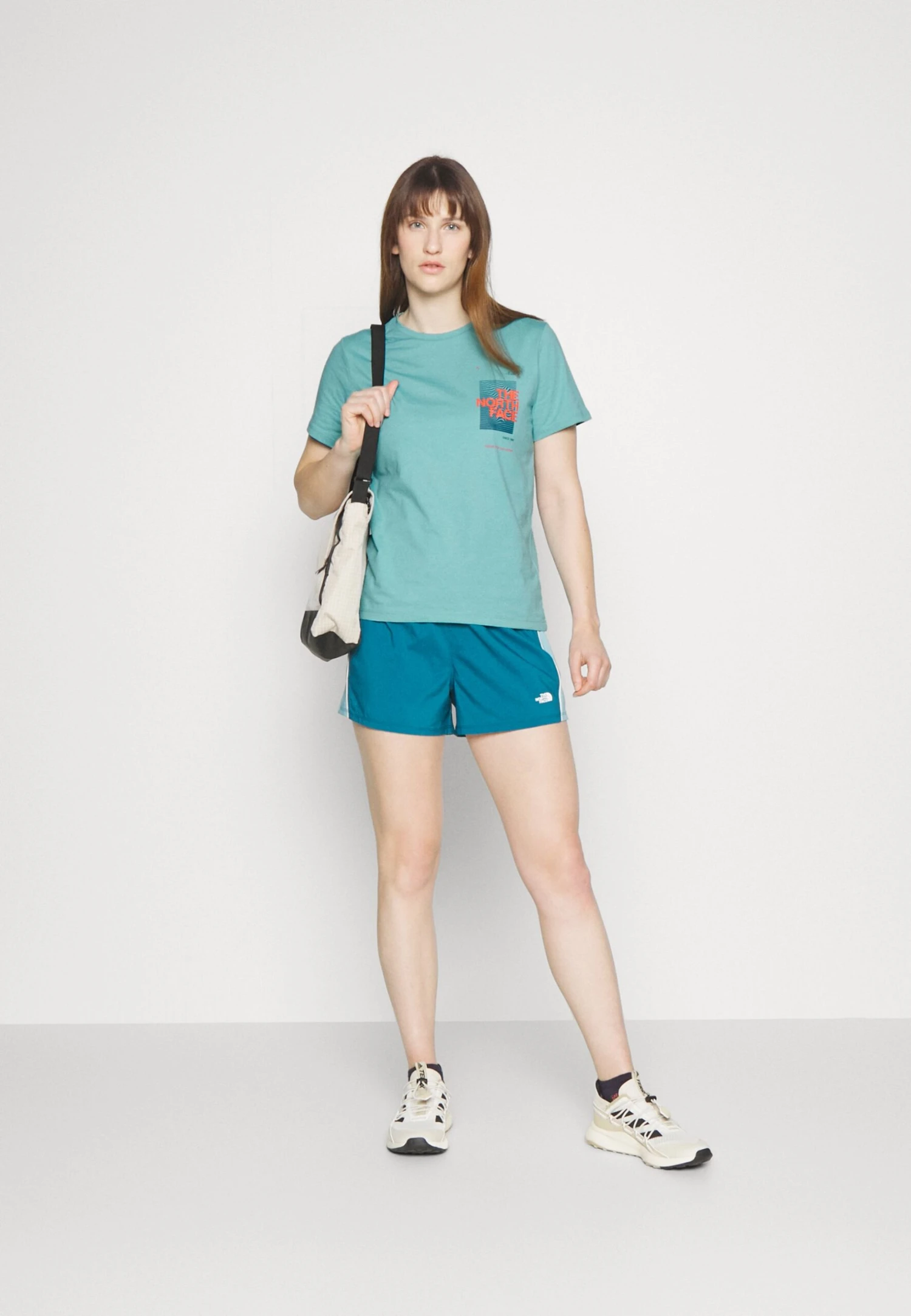 The North Face Foundation Graphic Tee - Print T-Shirt - Reef Waters - Image 2