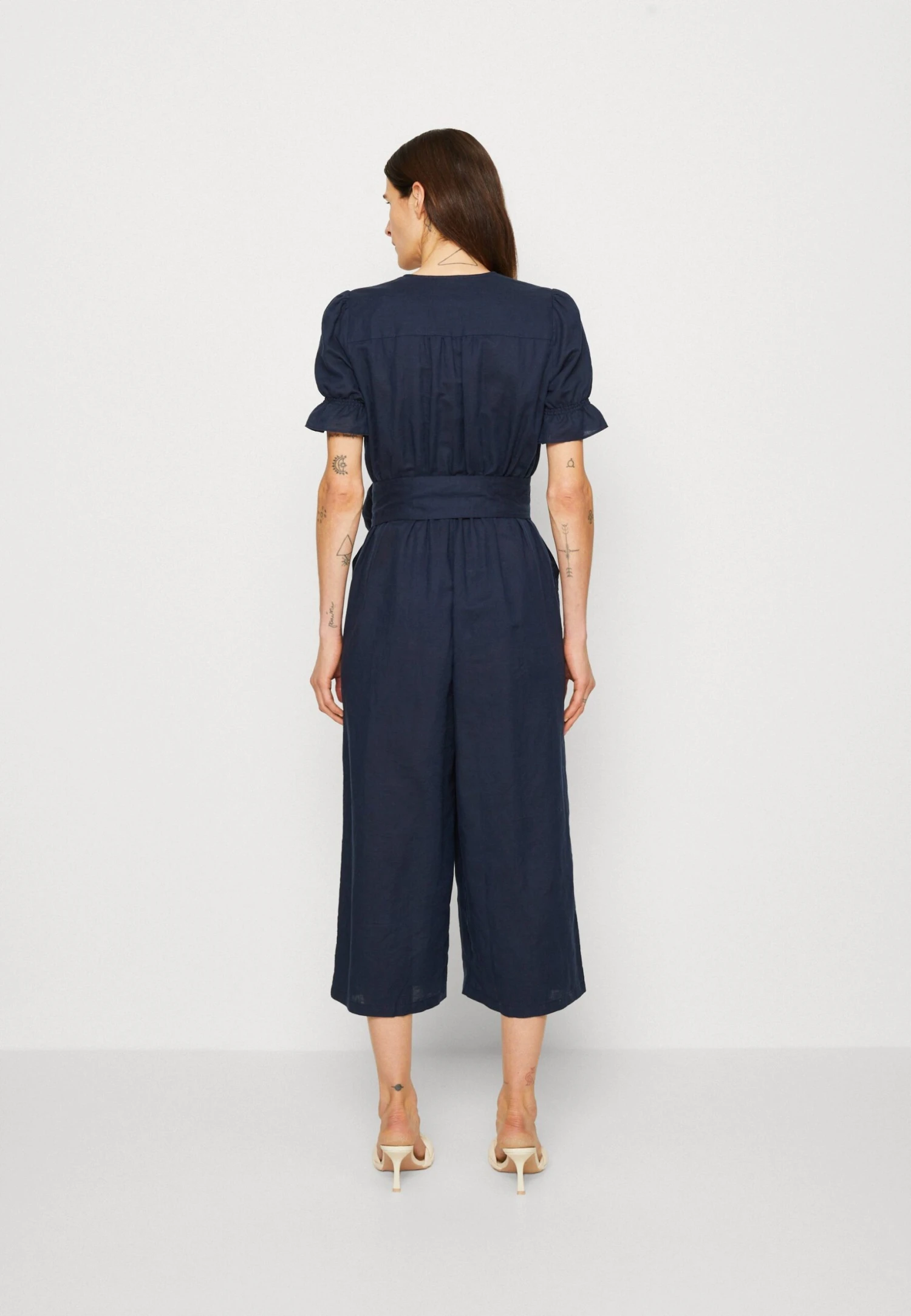 ESPRIT Belted Overall - Jumpsuit - Navy - Image 3