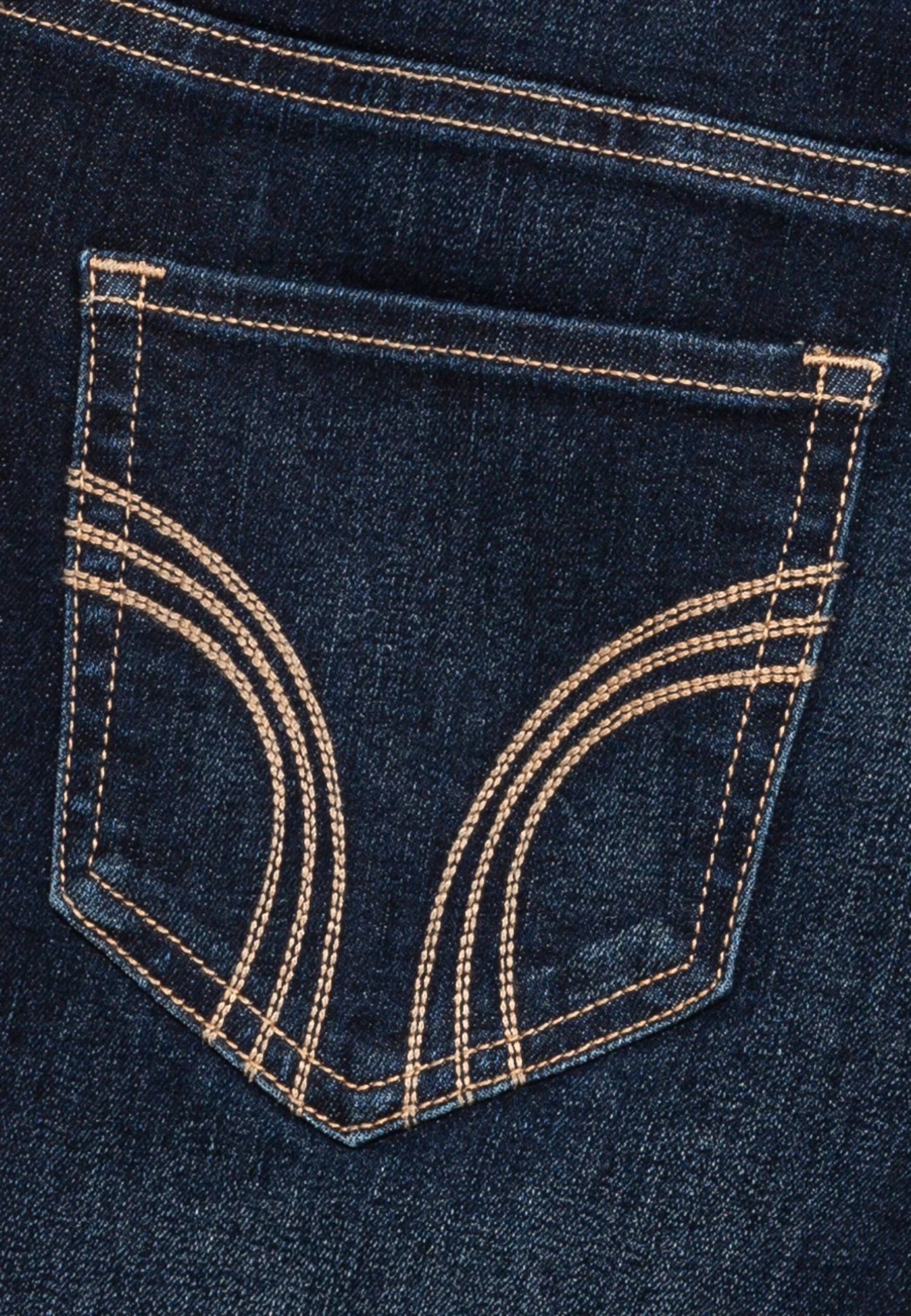 Hollister Co. Dark Dest Roll - Denim Shorts - Image 3