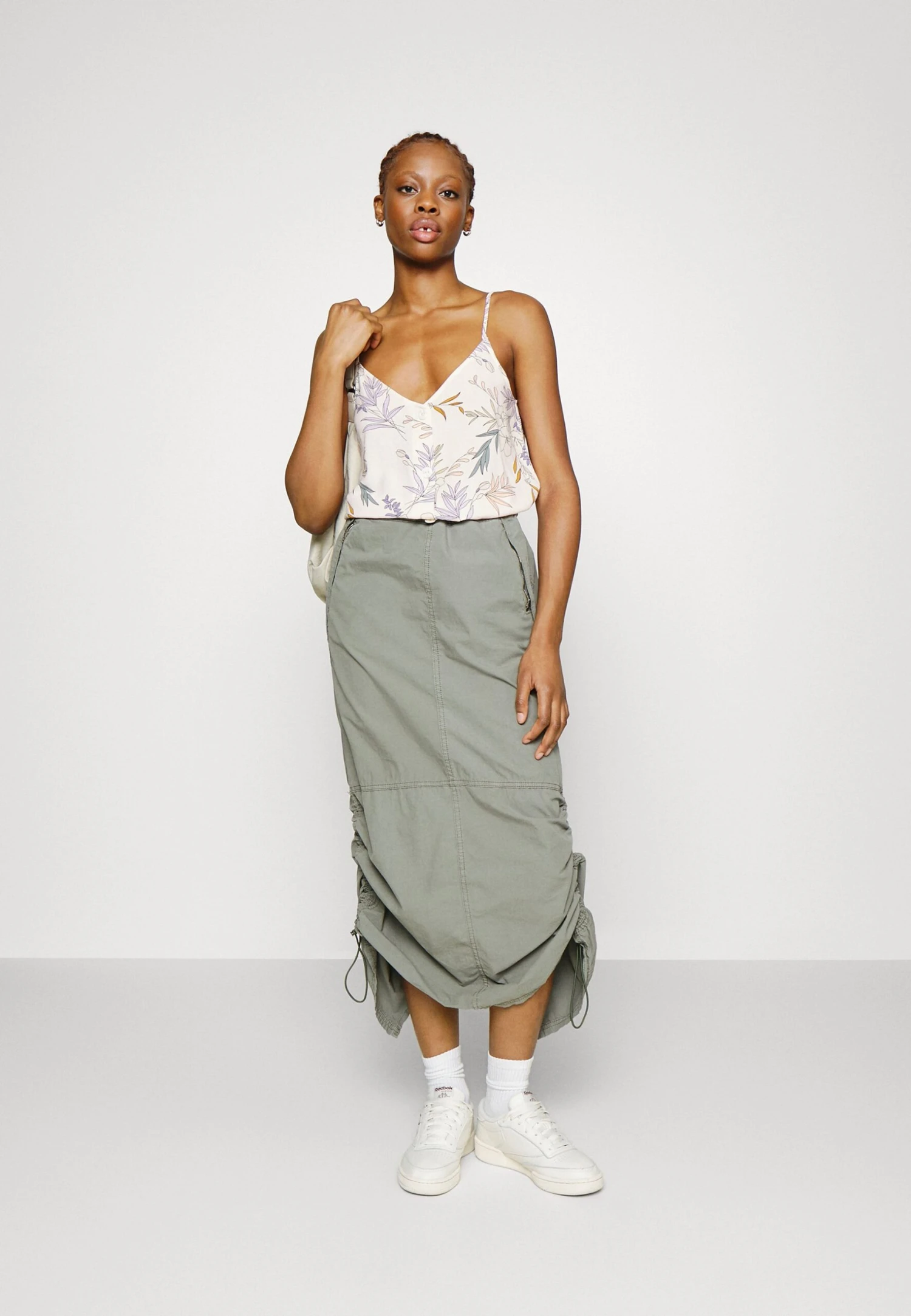 ONLY Onlnova Life Button Singlet Solid - Top - Peach Blush Leonora - Image 2