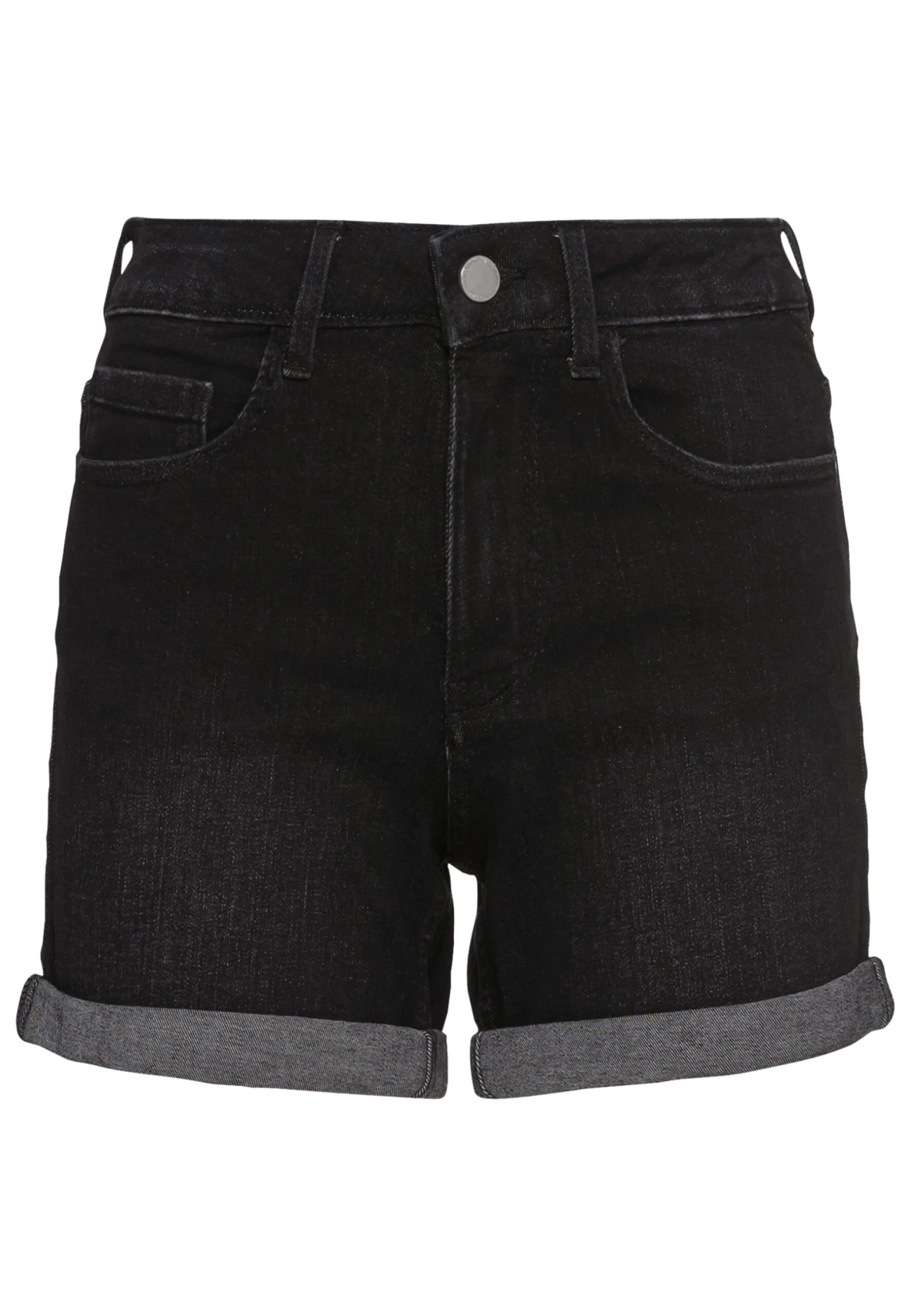 Vila Vidina It- Denim Shorts - Black Denim - Image 5