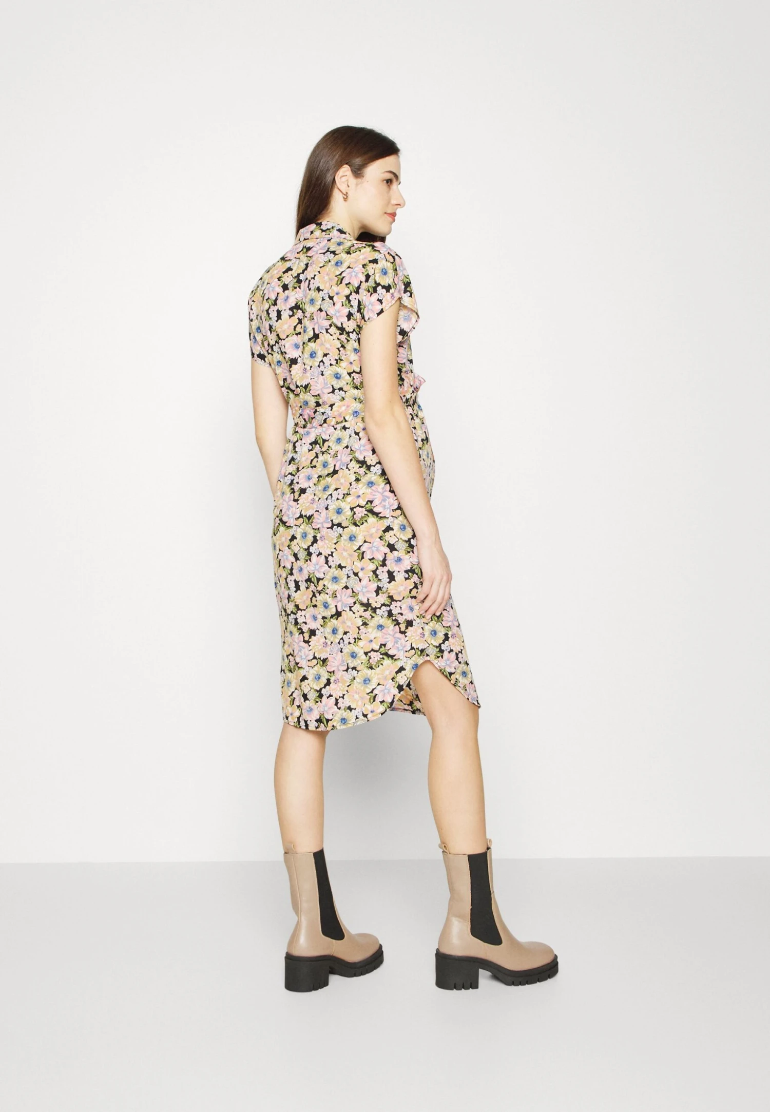 Pieces Maternity Pcnya Shirt Dress - Shirt Dress - Multicoloured - Image 3