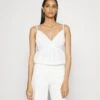 NA-KD Anglaise Singlet - Top - White