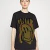 Hugo Vintage Tee - Print T-Shirt - Black