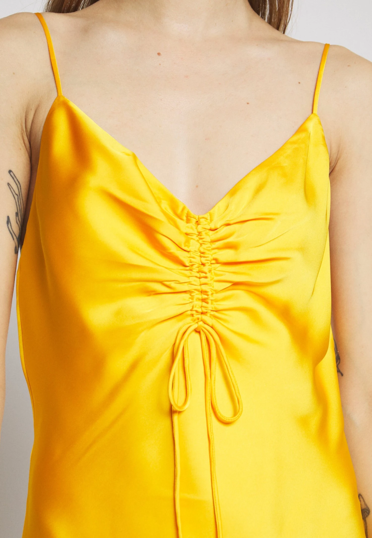 AllSaints Alexia Dress - Cocktail Dress / Party Dress - Citrus Orange - Image 8