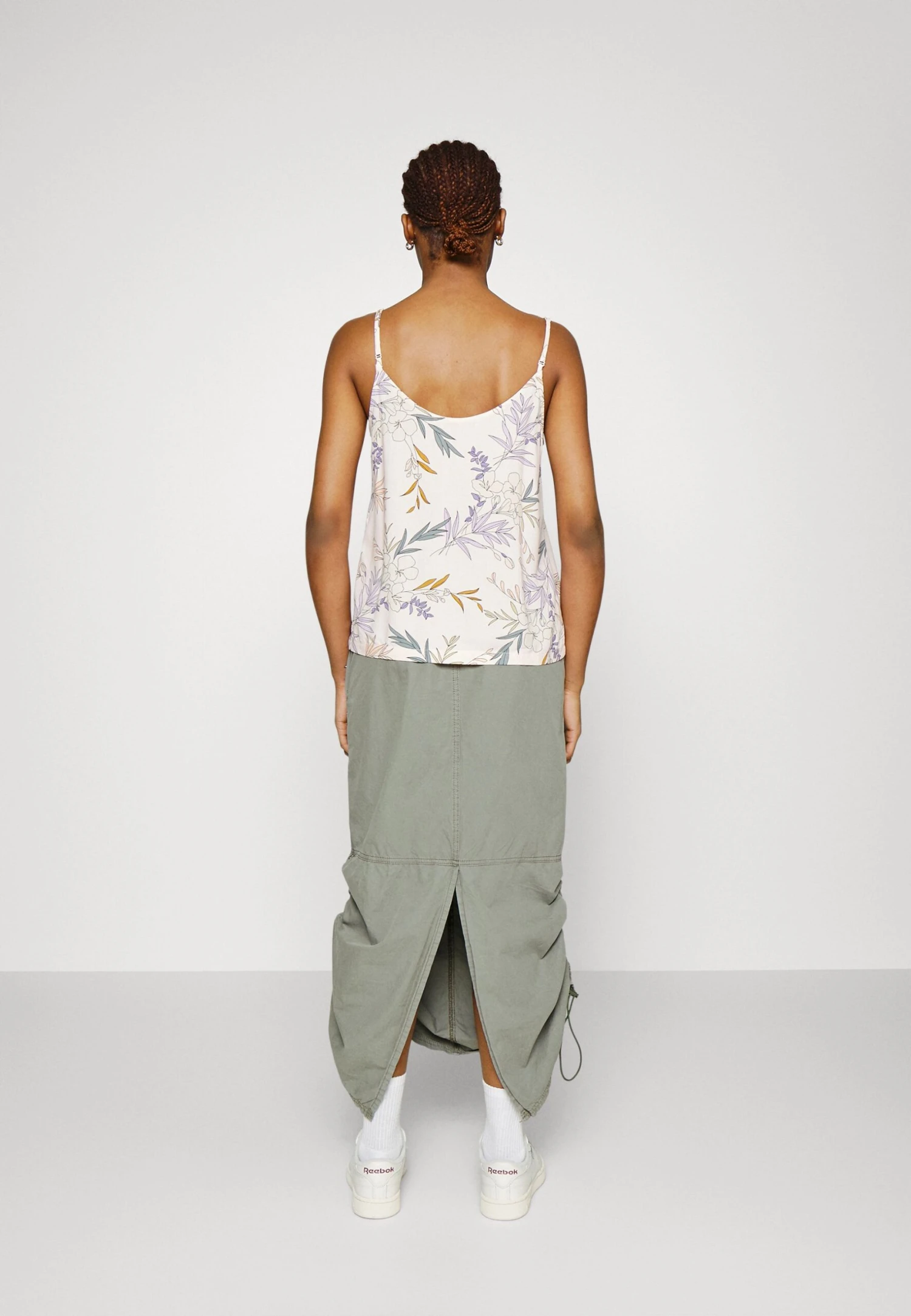 ONLY Onlnova Life Button Singlet Solid - Top - Peach Blush Leonora - Image 3