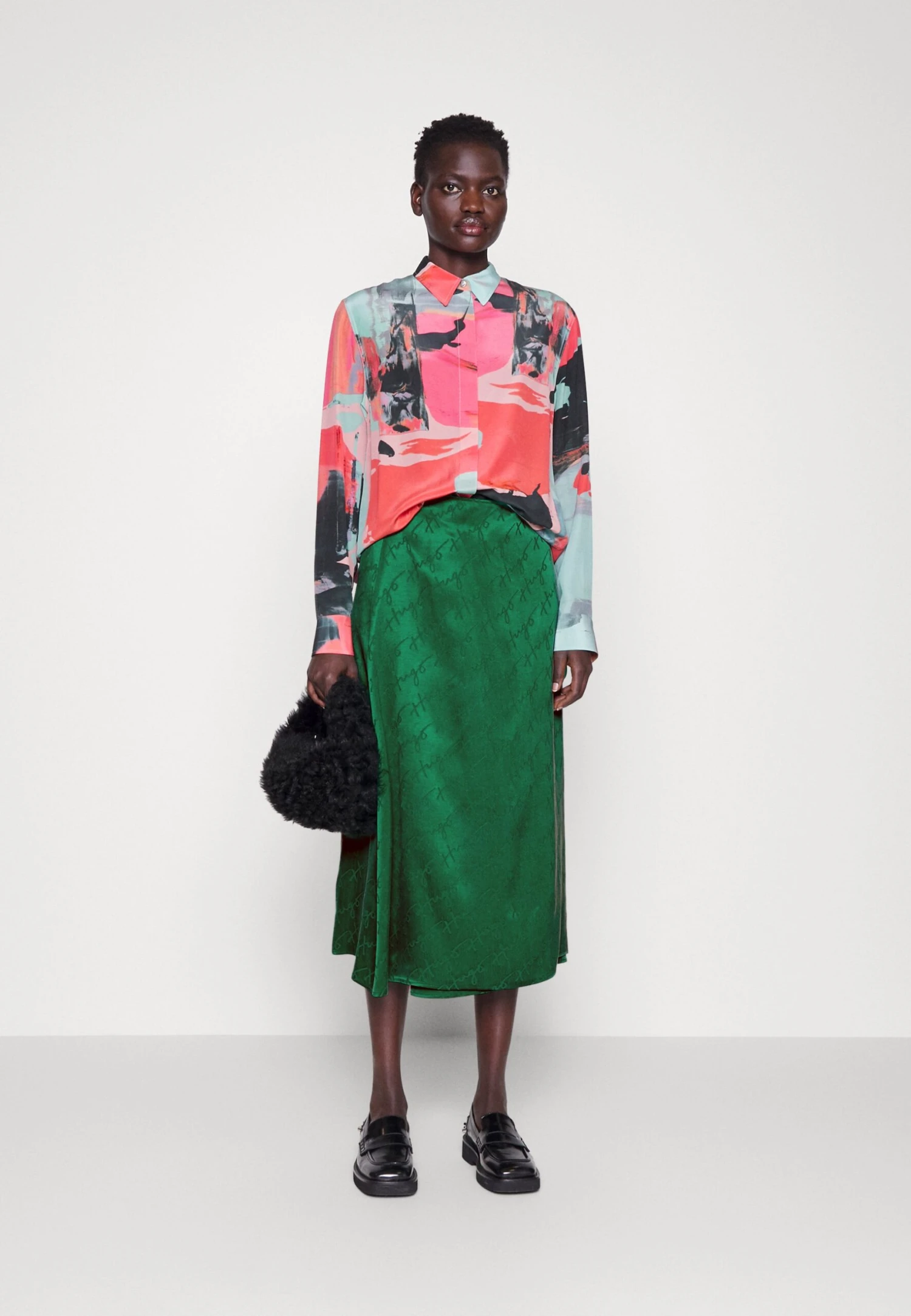 Hugo Rafika - Mini Skirt - Medium Green - Image 2