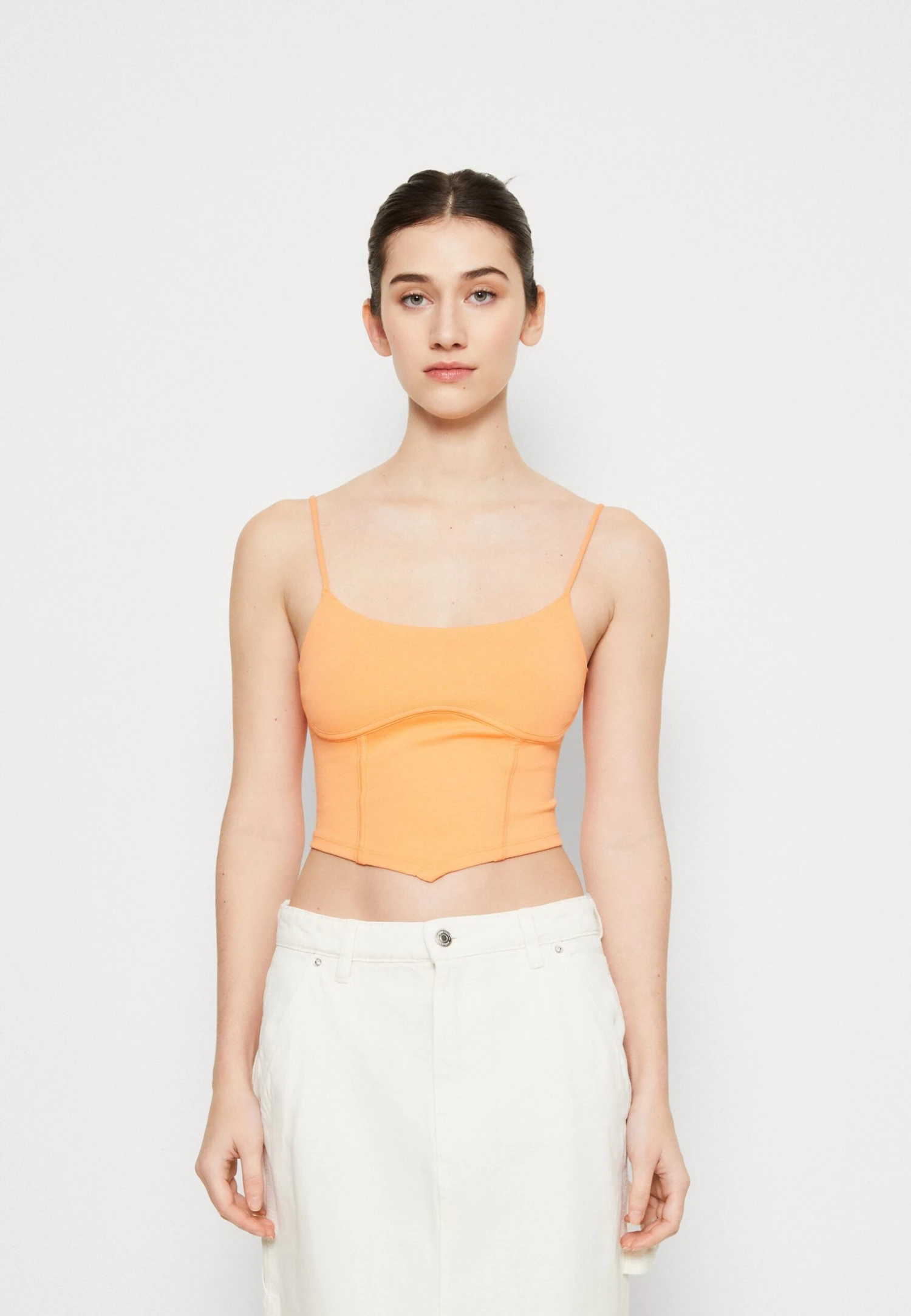 Gina Tricot Crissy Singlet - Top - Cadmium Orange