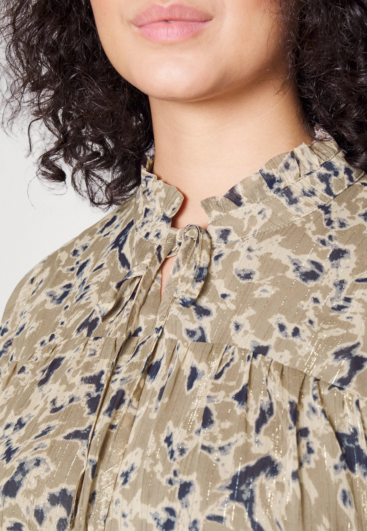 Kcsinna Dress - Day Dress - Fallen Rock/Blue - Image 5