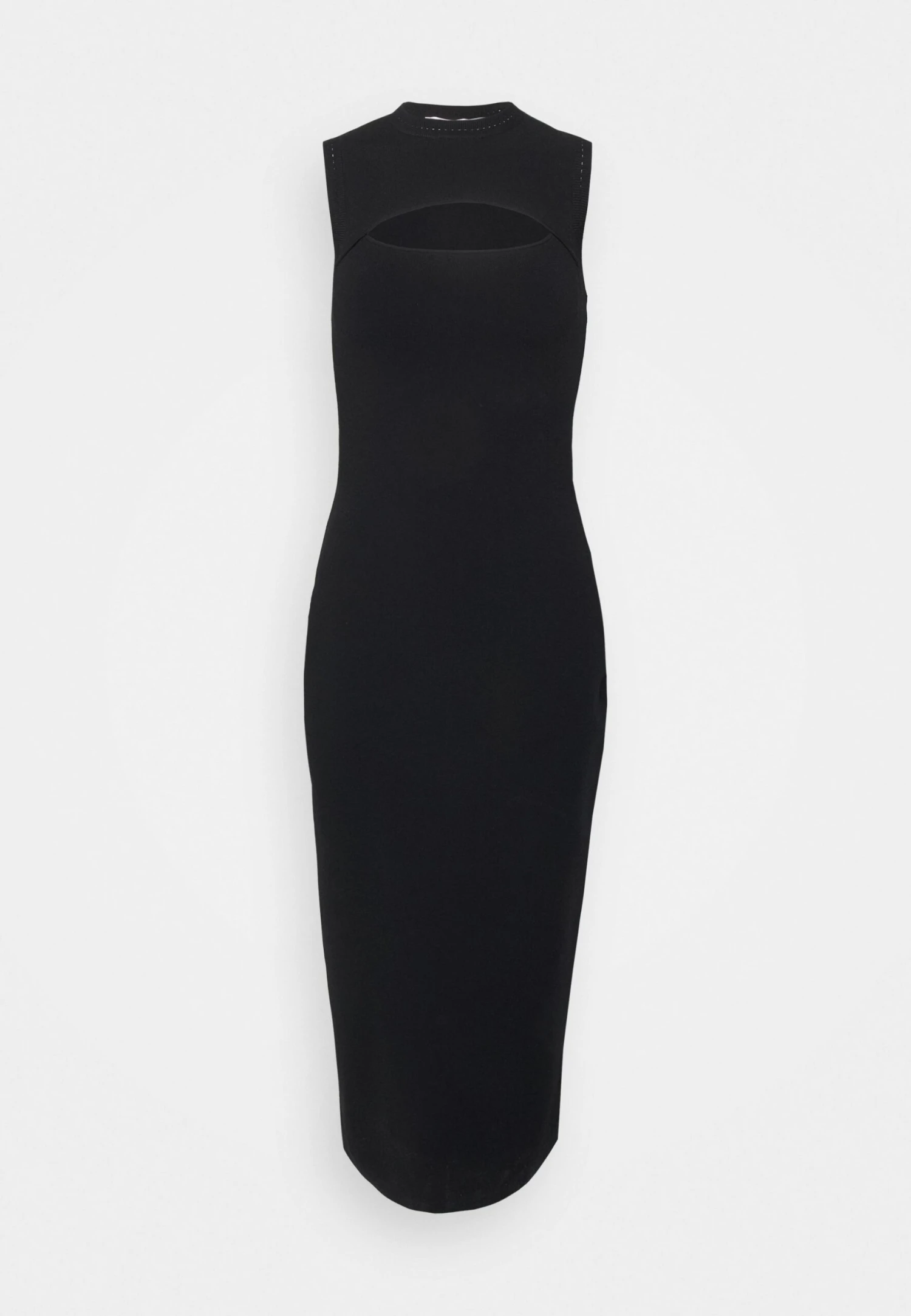 Victoria Beckham Bodyline Sleevless Cutout Midi Dress - Shift Dress - Black - Image 7
