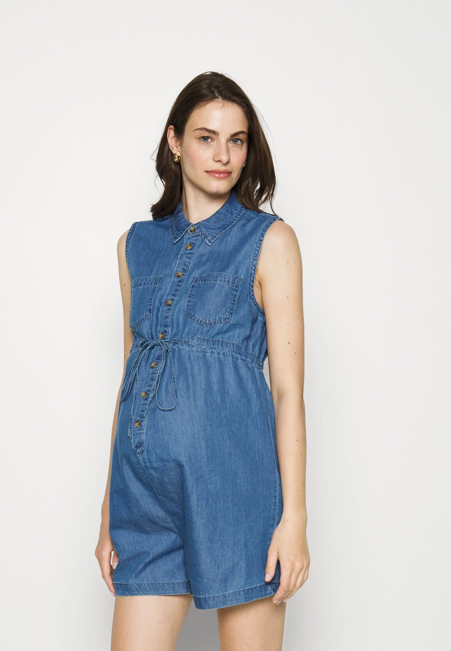 ONLY MATERNITY Olmmilen Playsuit- Jumpsuit - Medium Blue Denim