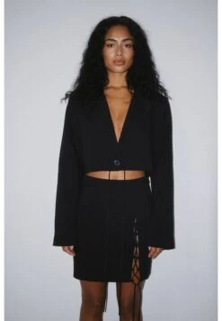 NA-KD Detail Skirt - Mini Skirt - Black