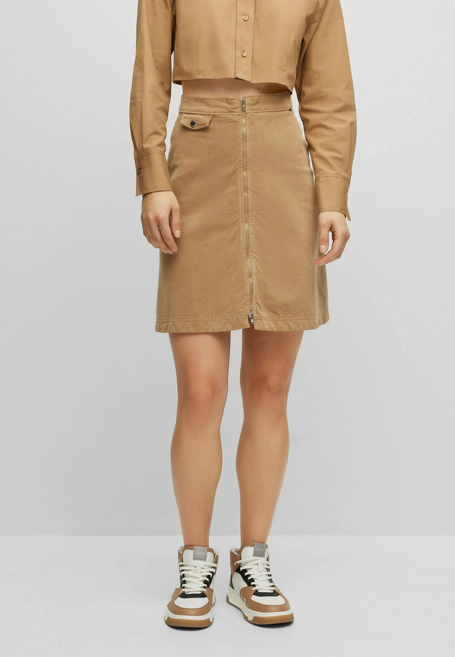 Boss Vacora - A-Line Skirt - Beige Null