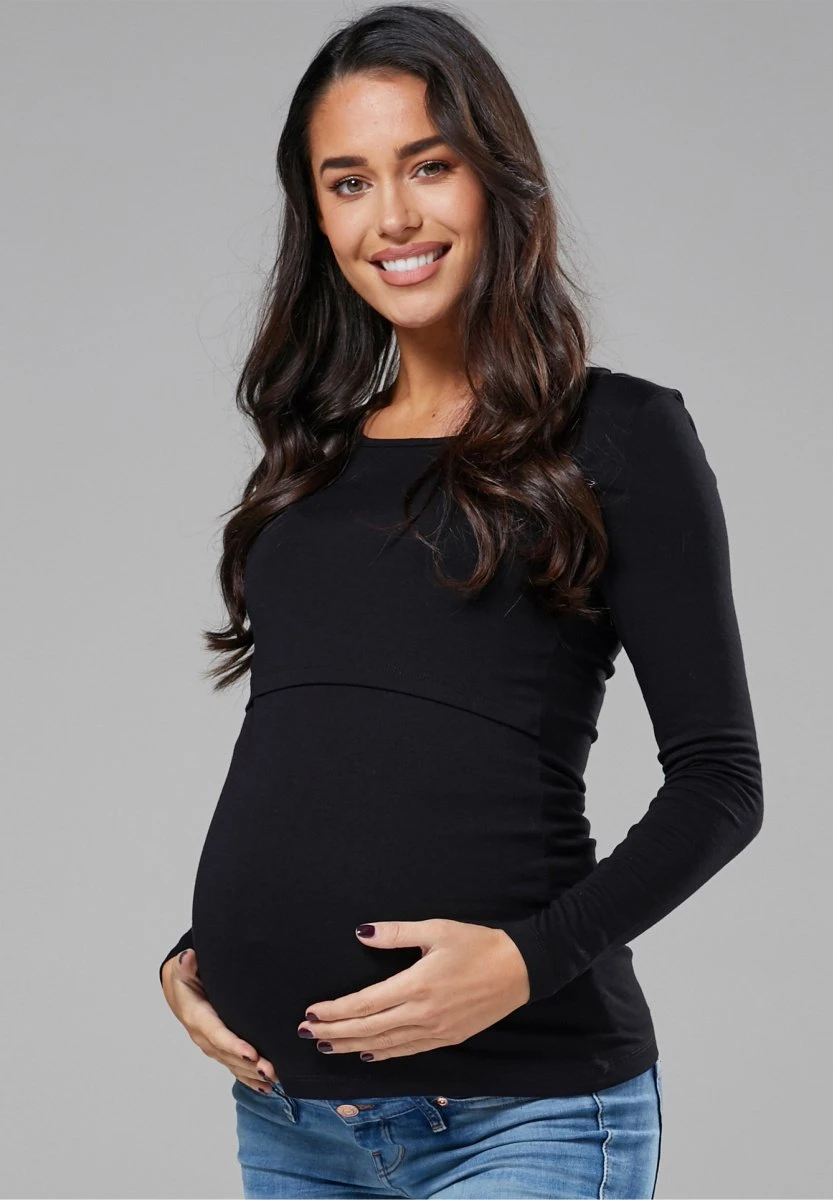 Happy Mama Maternity Nursing - Long Sleeved Top - Image 4