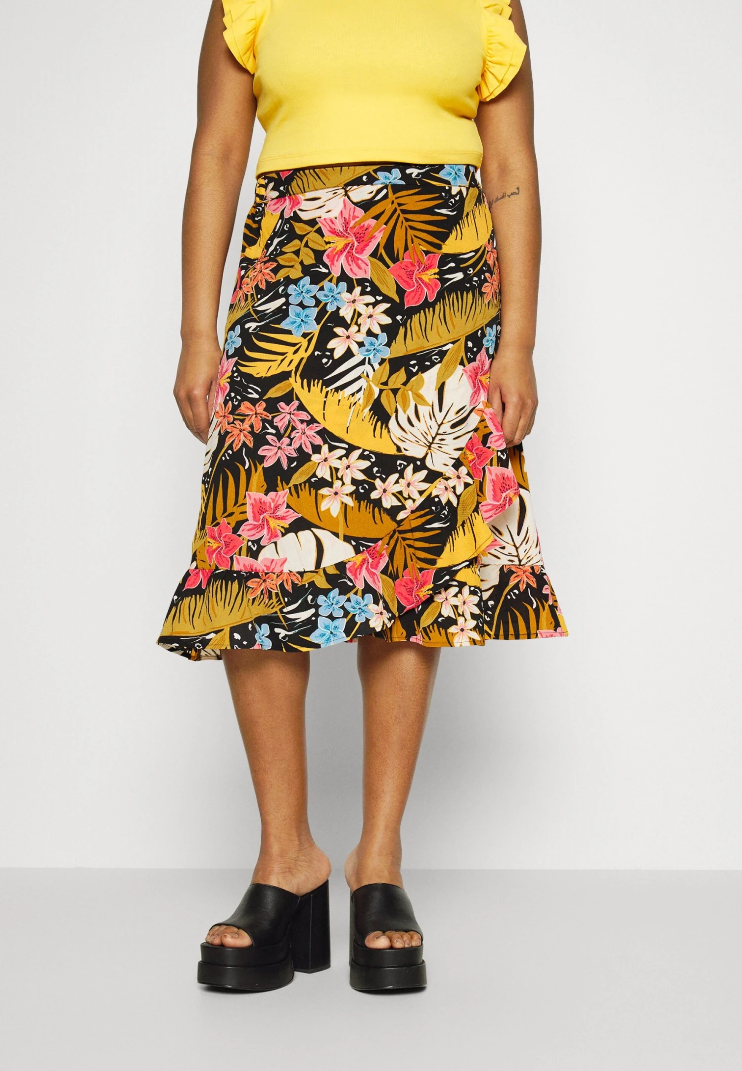 ONLY CARMAKOMA Carluxoda Wrap Skirt - A-Line Skirt