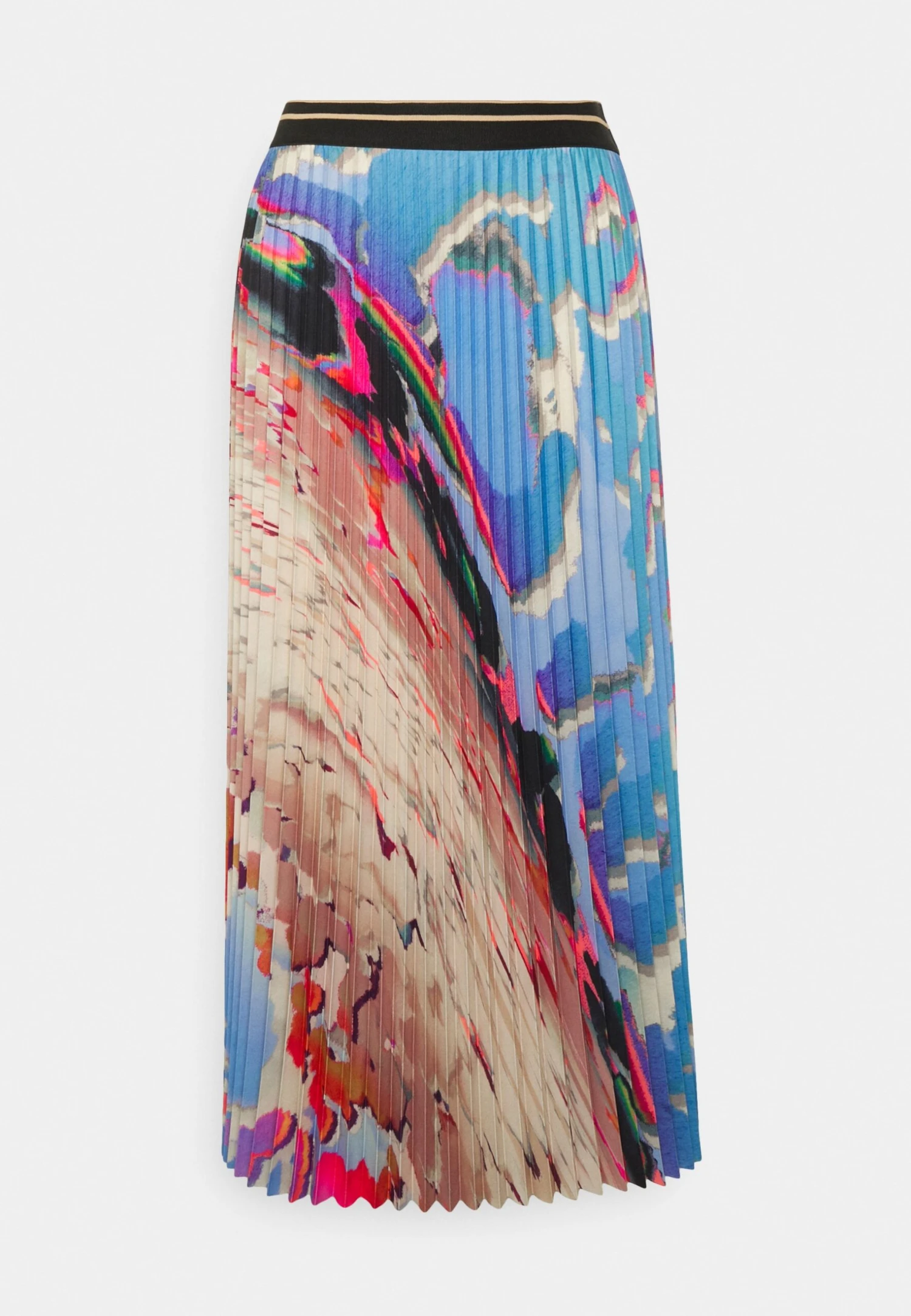 MARC CAIN A-Line Skirt - Dark Summer Sky - Image 5