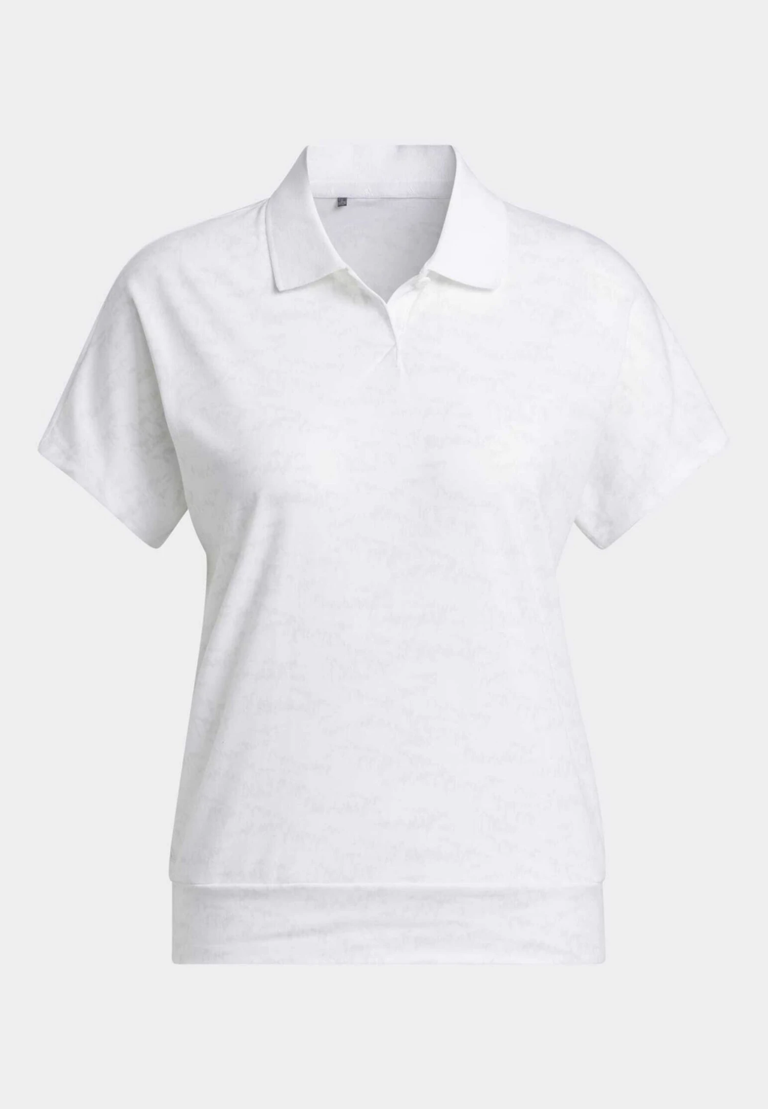 ADIDAS PERFORMANCE Go-To Printed - Polo Shirt - White Melange/Grey One - Image 5