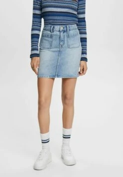 Edc By Esprit Denim Skirt - Blue Light Wash