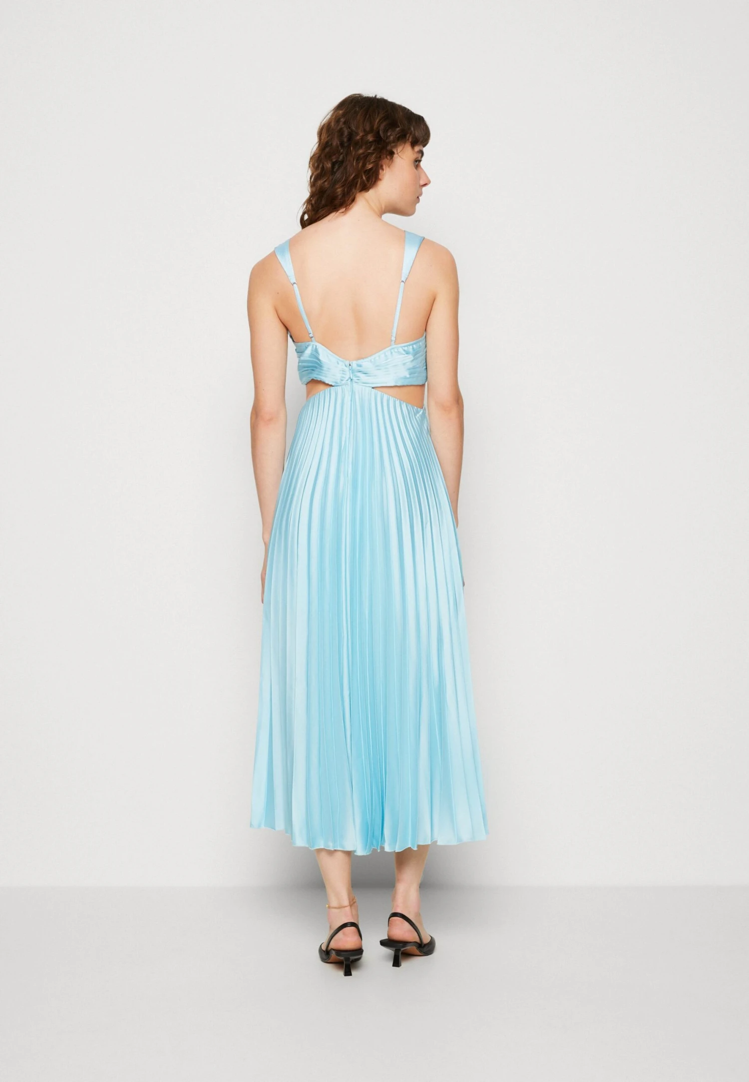 Abercrombie & Fitch Plisse Plunge - Cocktail Dress / Party Dress - Crystal Blue - Image 3