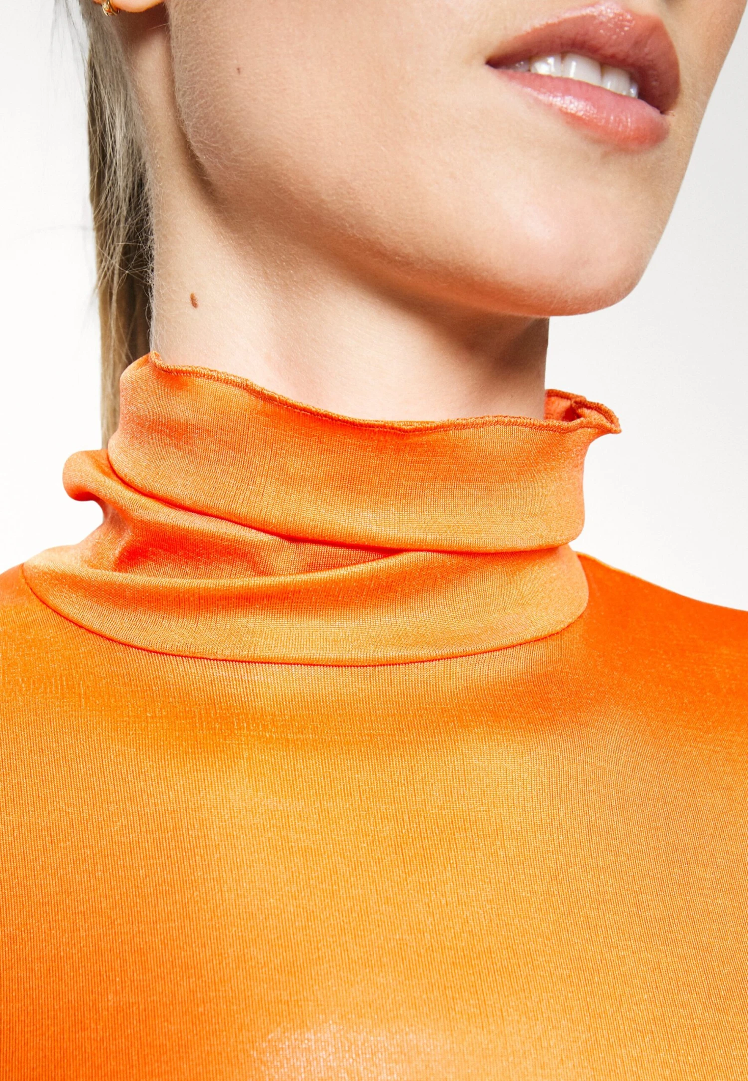 Patrizia Pepe Maglia - Long Sleeved Top - Solar Orange - Image 6