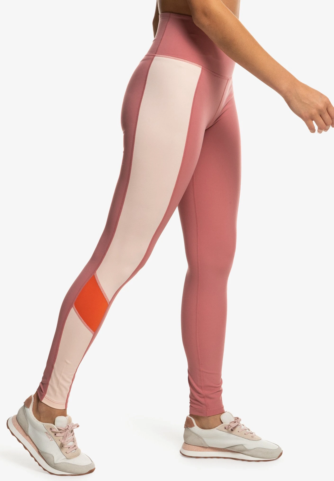 Roxy Heart Into It Colorblock - Leggings - Dusty Rose - Image 3