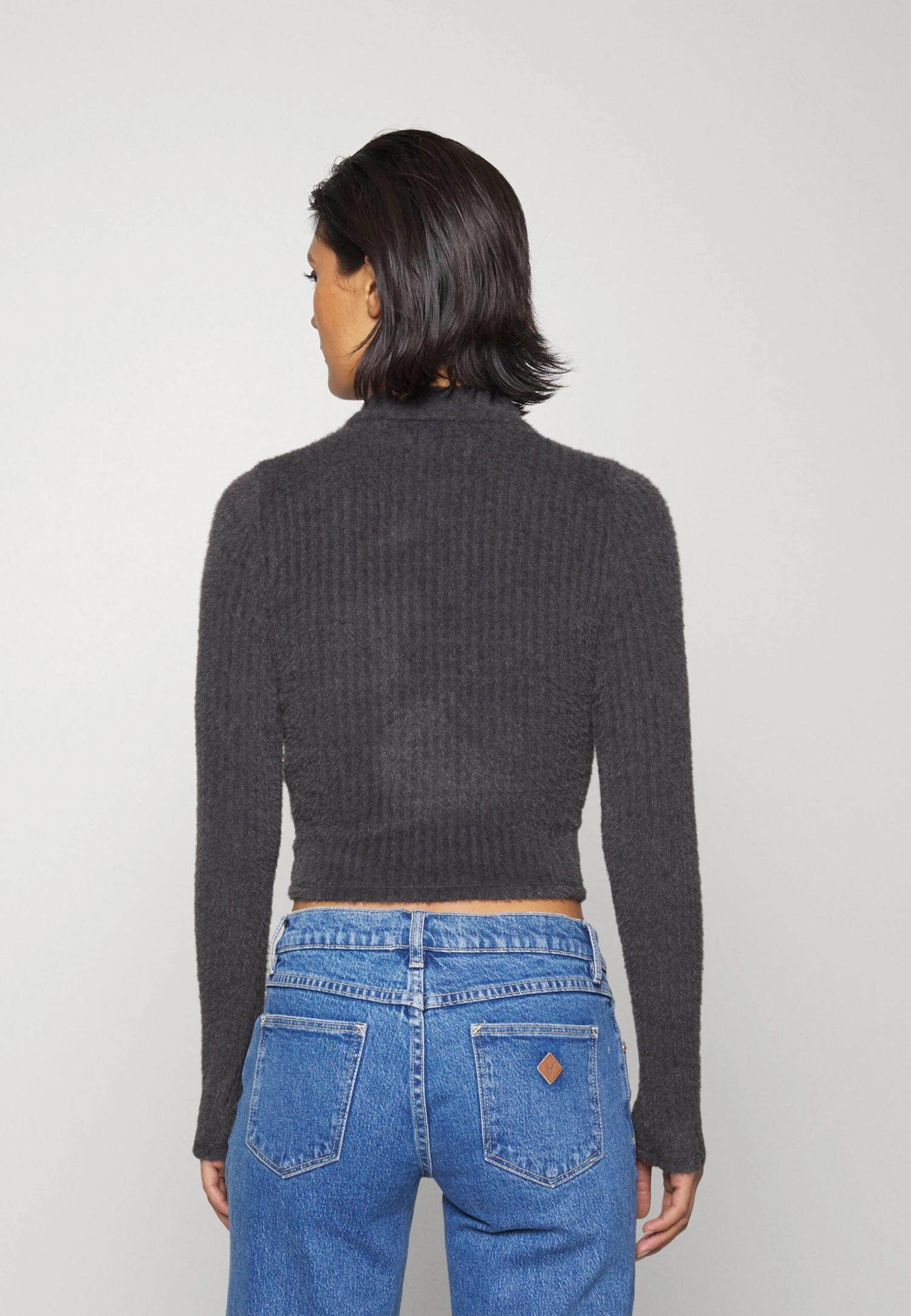 Hollister Co. Cozy Easy - Long Sleeved Top - Dark Grey - Image 3