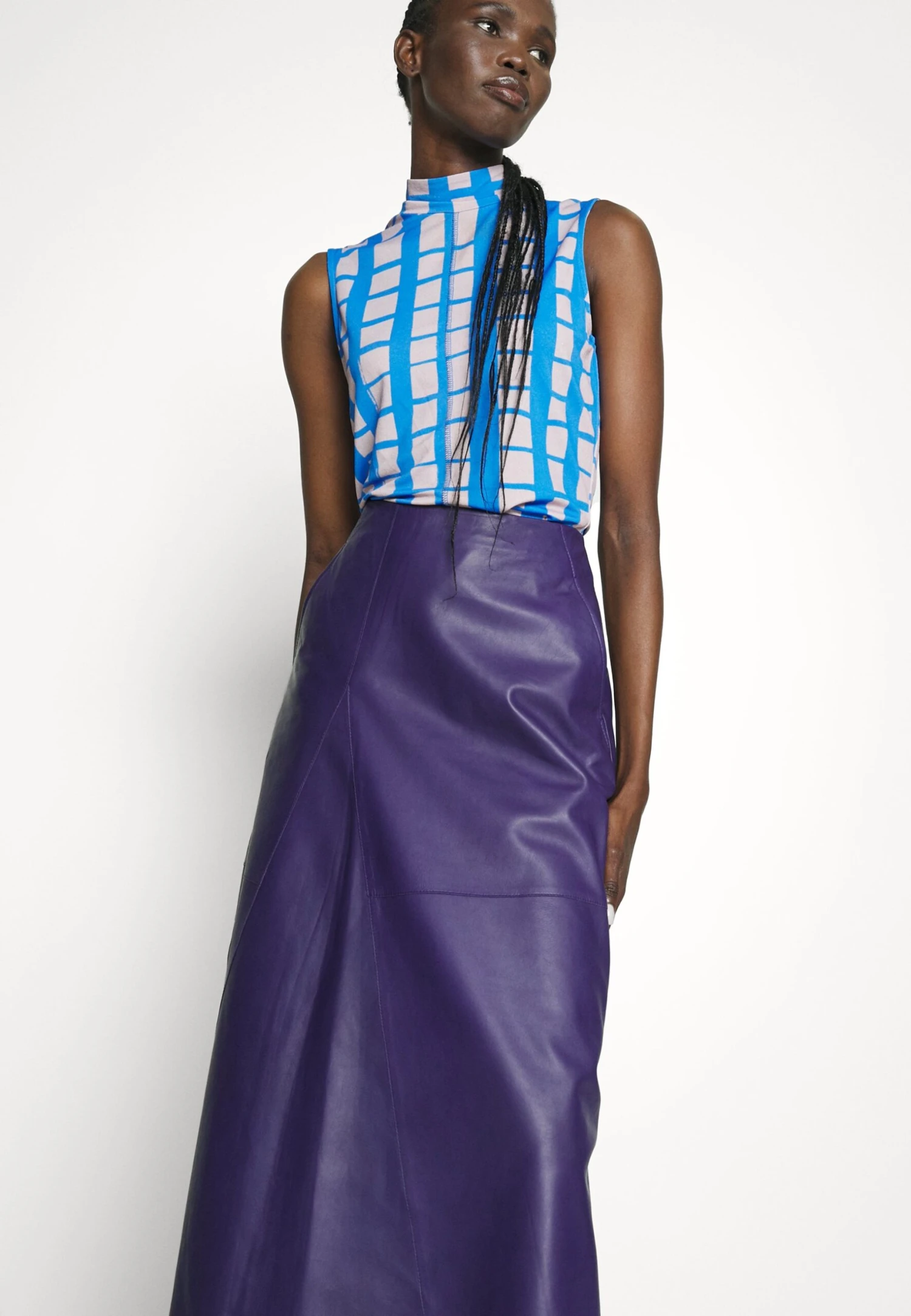 RIANI Leather Skirt - Leather Skirt - Image 4