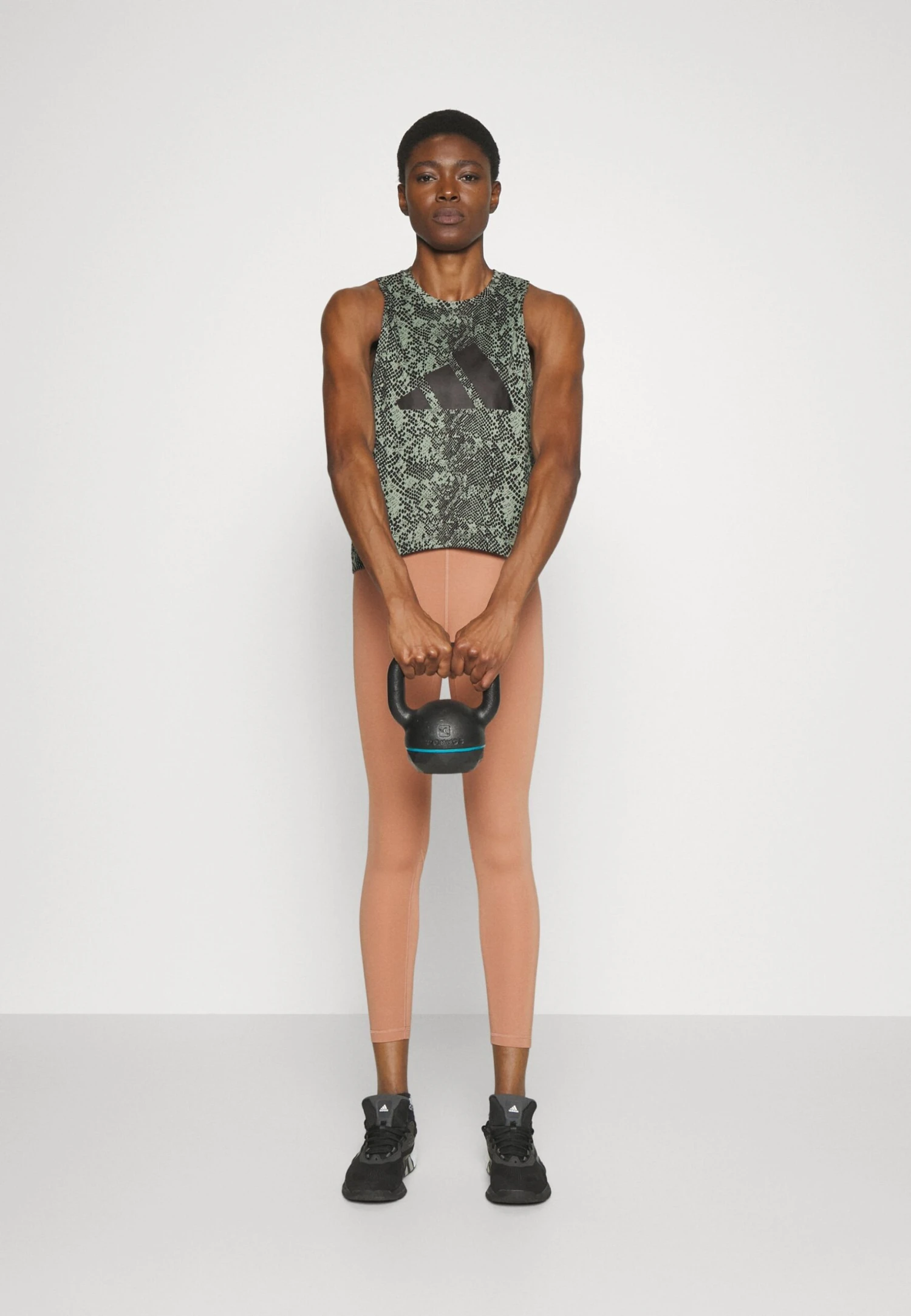 ADIDAS PERFORMANCE Icns Aop - Top - Silver Green Black - Image 2