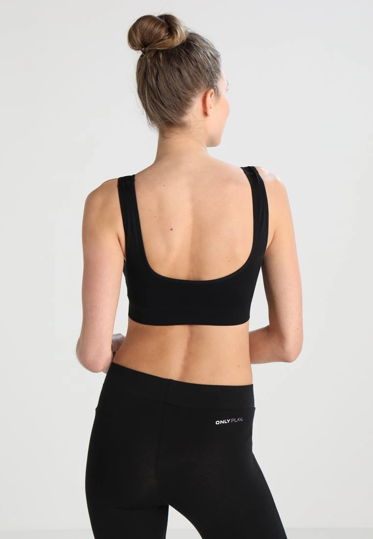 Only Play Onpmira Seamless Bra - Light Support Sports Bra - Black - Image 3