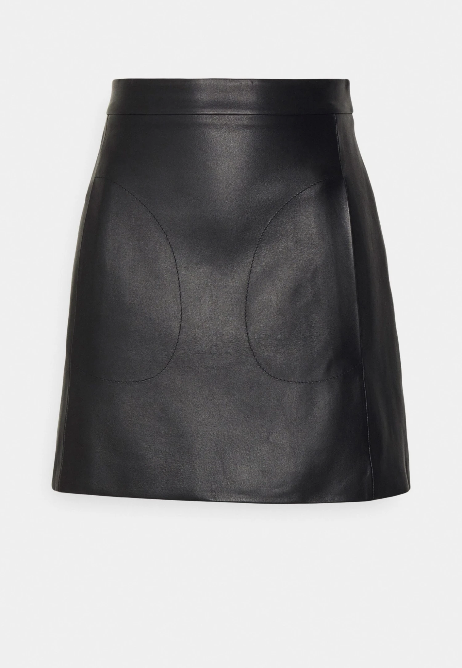 Hugo Larasa - Leather Skirt - Black - Image 7